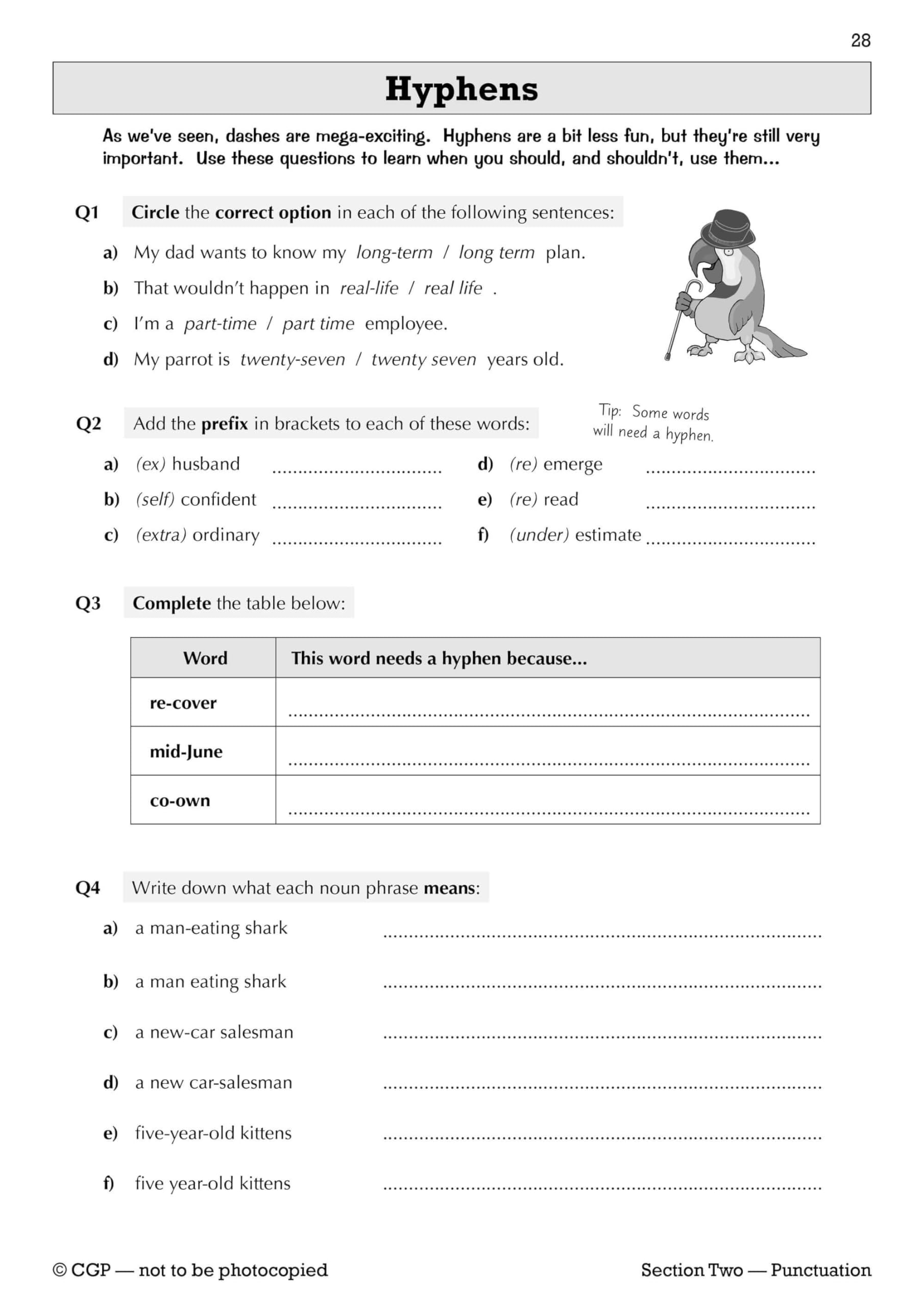 CGP Spelling, Punctuation and Grammar for KS3 - Workbook (with answers) | Paperback | Reading Age 11-14 6