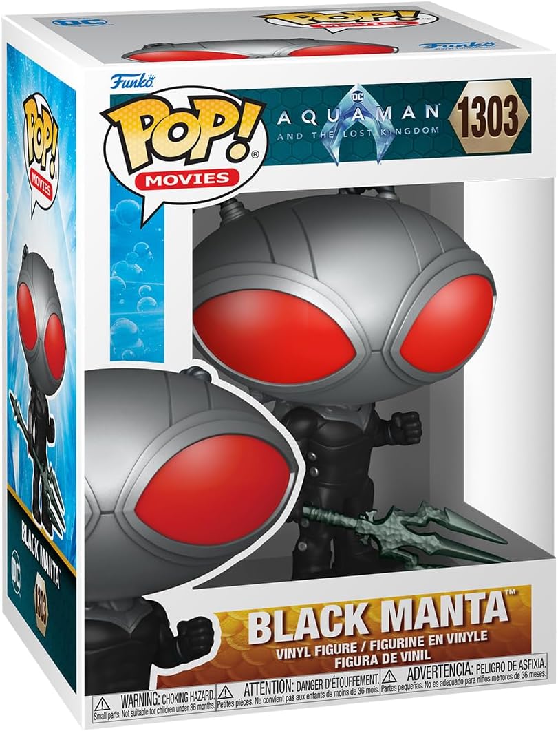 Funko POP! Movies: DC - Black Manta - Aquaman - Collectable Vinyl Figure