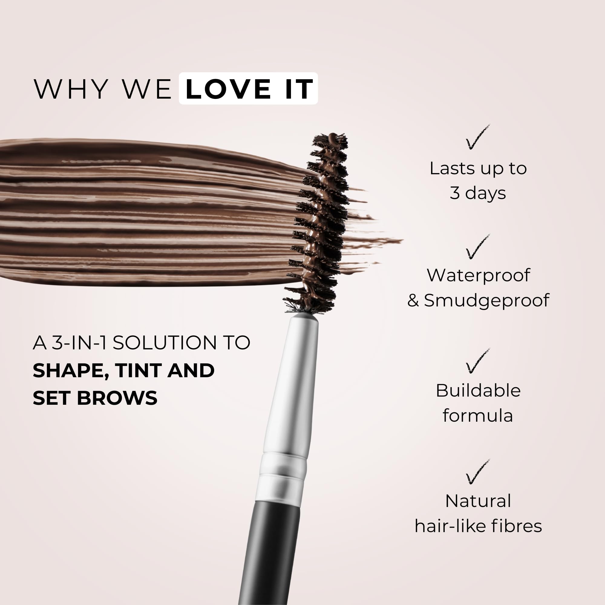 WUNDERBROW Eyebrow Gel - Light Blonde | Waterproof, Long Lasting, Smudge Proof | 3 g 6