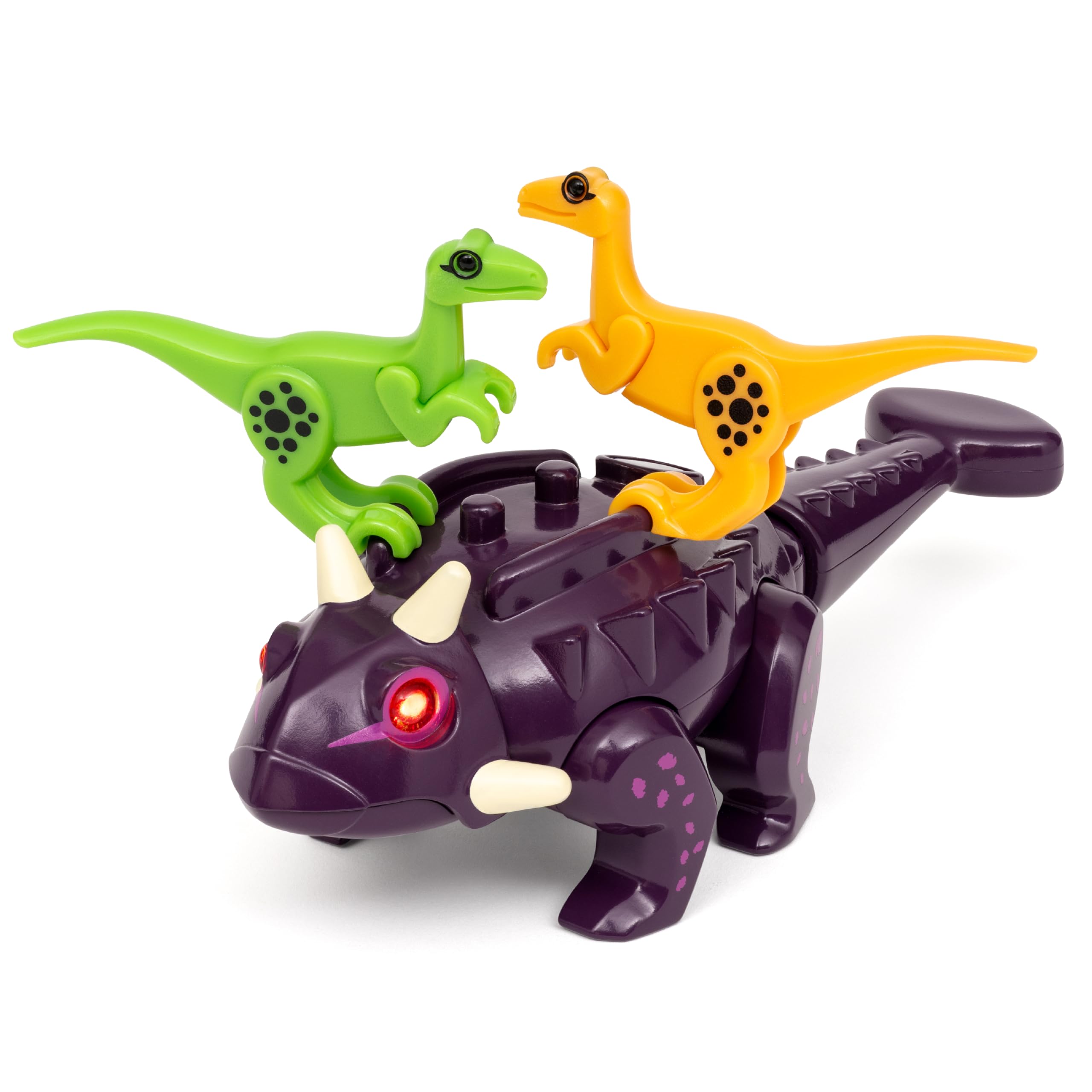 BRIO World Dinosaur Attack Set - Motion Activated Roar & Lights | Ages 3+ | FSC Wood & Plastic 4