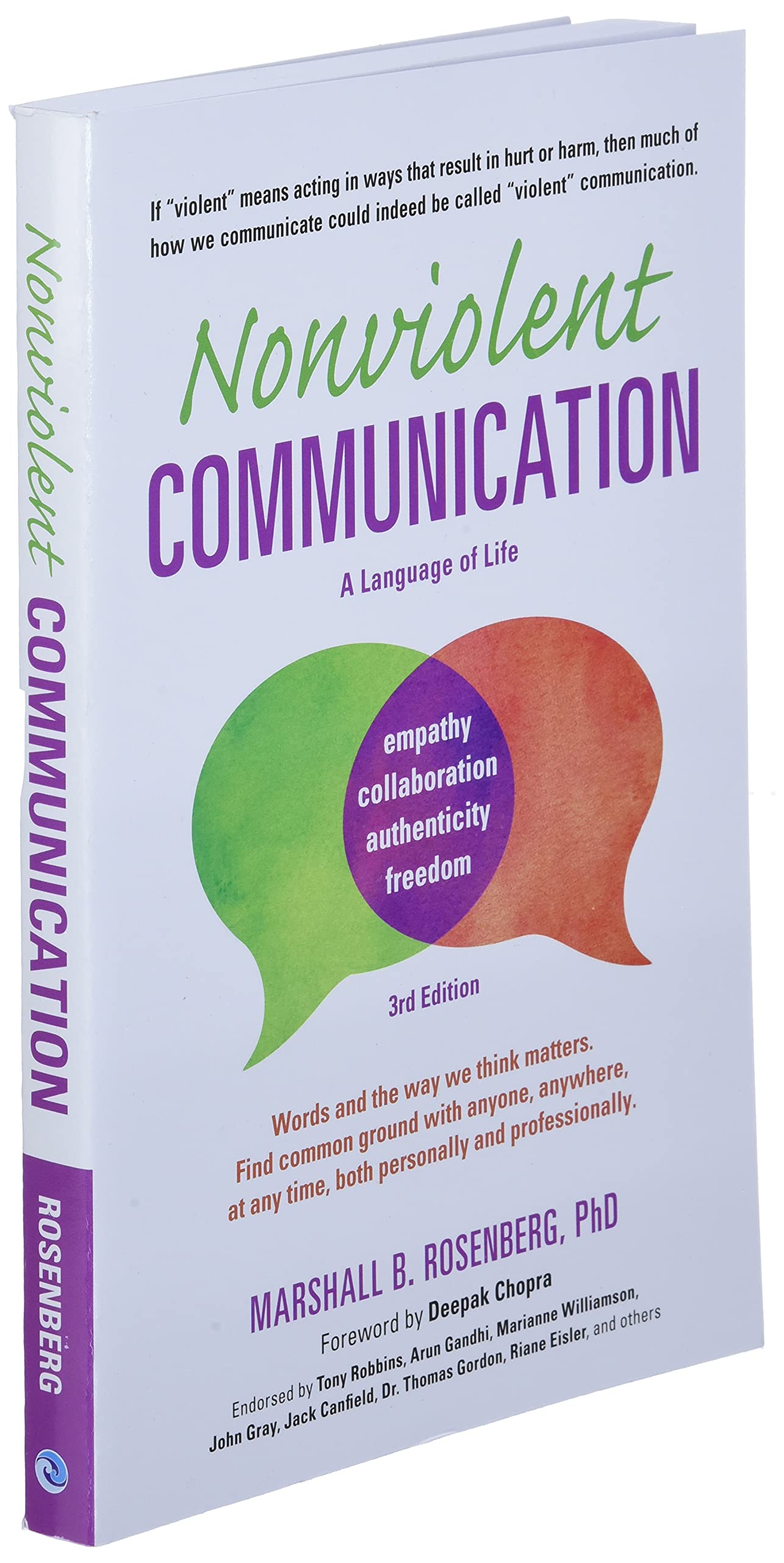 PuddleDancer Press Nonviolent Communication: A Language of Life, 3rd Edition | Paperback | 264 Pages
