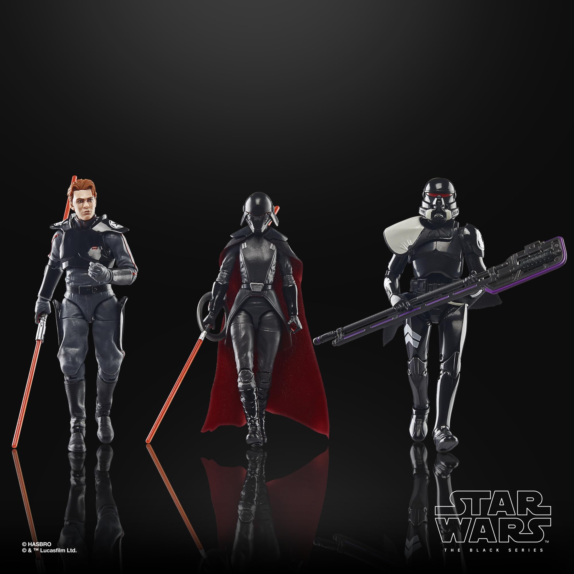 Star Wars The Black Series Second Sister, Cal Kestis, Purge Trooper Action Figures (6-inch) 8