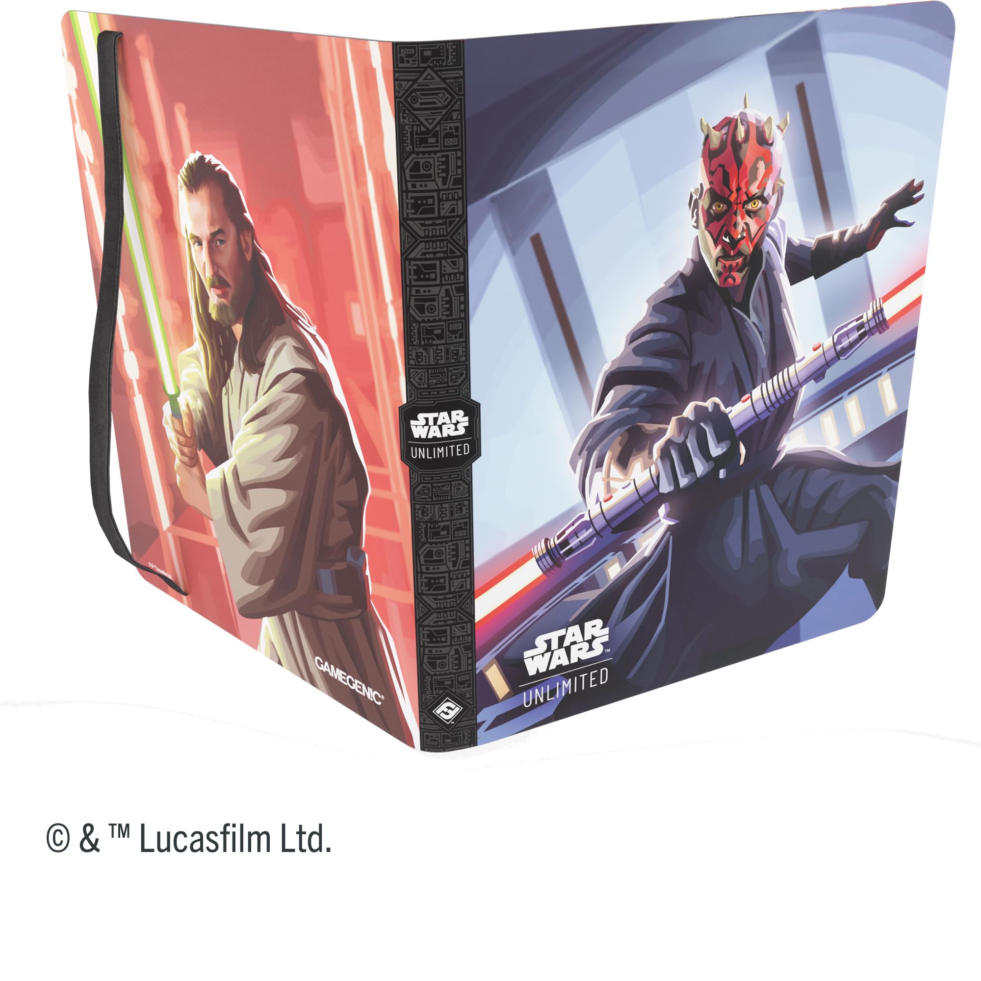 Gamegenic Star Wars: Unlimited 18-Pocket Album Set 5 Qui-Gon Jinn & Darth Maul | 360 Card Capacity 4