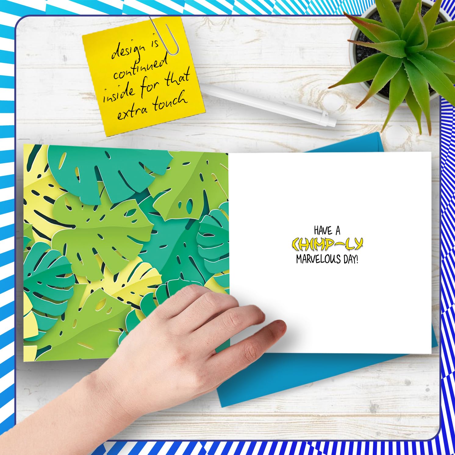 Stuff4 16th Birthday Card for Girls & Boys - Monkey Go Bananas Design | 145mm Square 4