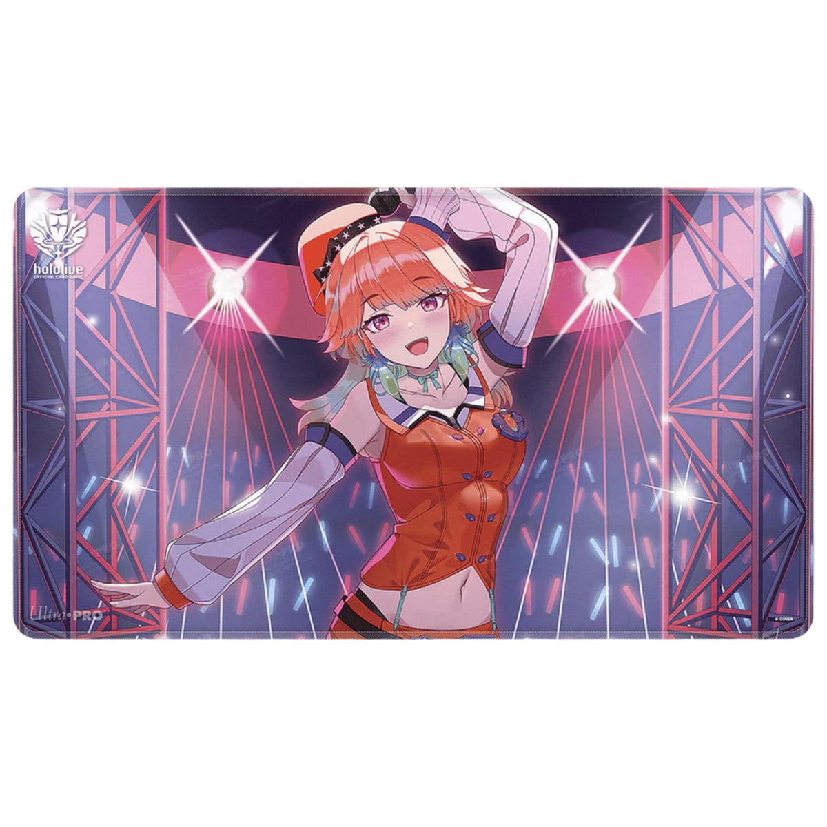 Ultra Pro Hololive Takanashi Kiara Playmat - Stitched Edges, Non-Slip Rubber Backing | 61 cm x 34.3 cm
