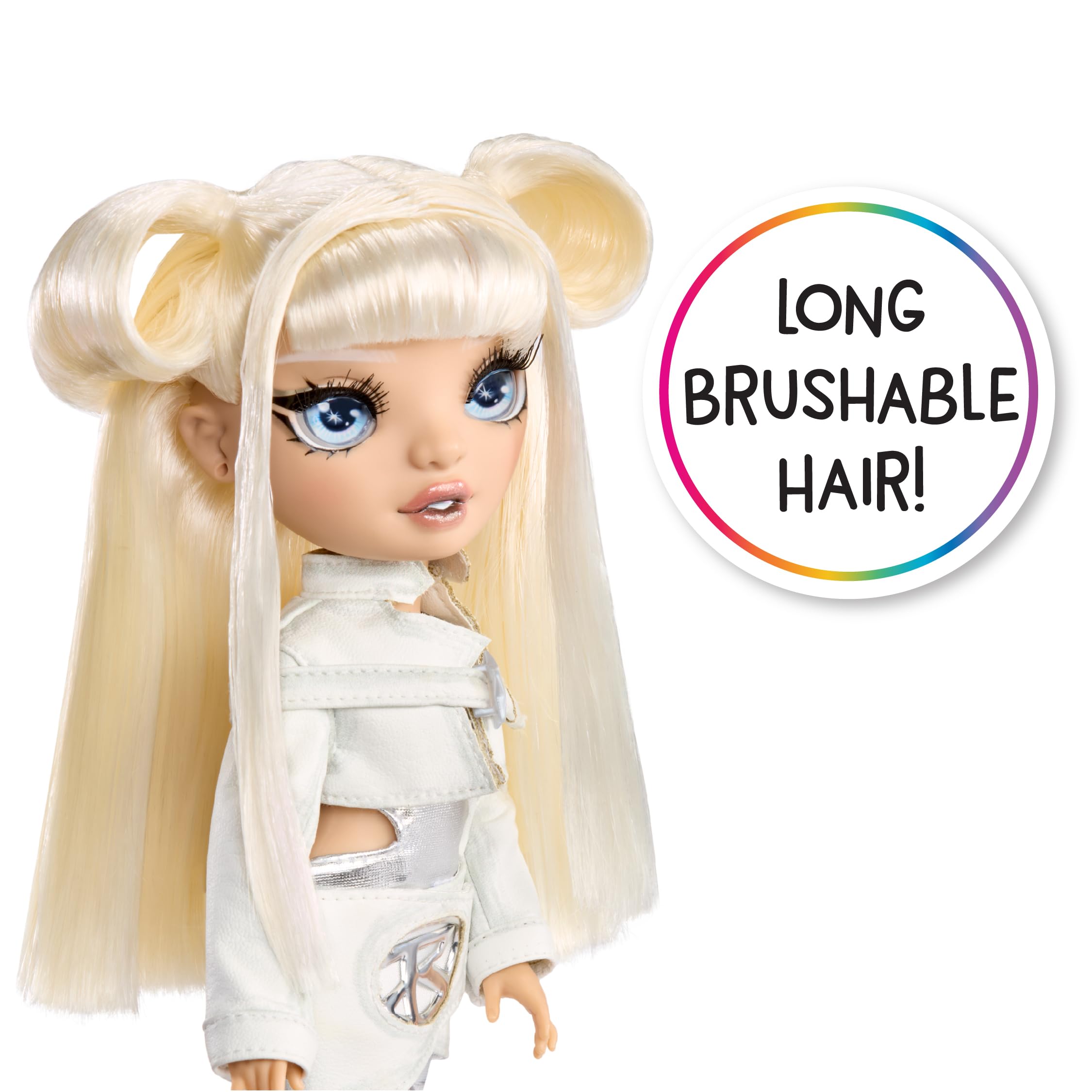 Rainbow High Whitney Sparkle & Shine Fashion Doll - 28cm White Hair with Magic Bubbles in Legs 2