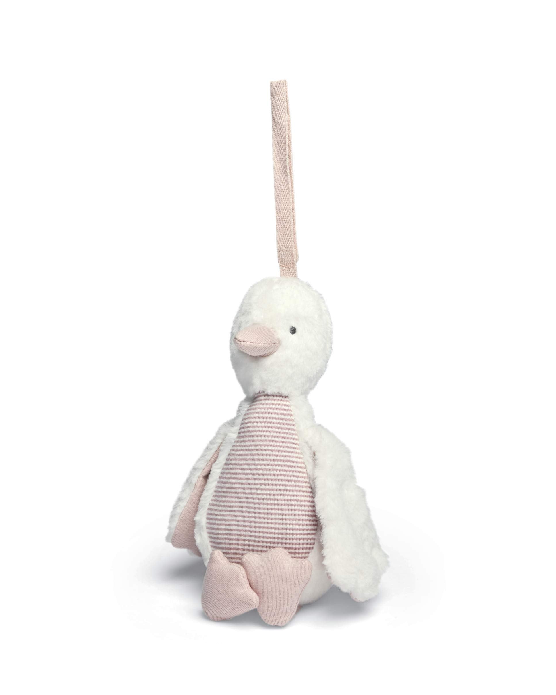 Mamas & Papas Chime Travel Toy - Duck | Soft Fabric | Hidden Chime