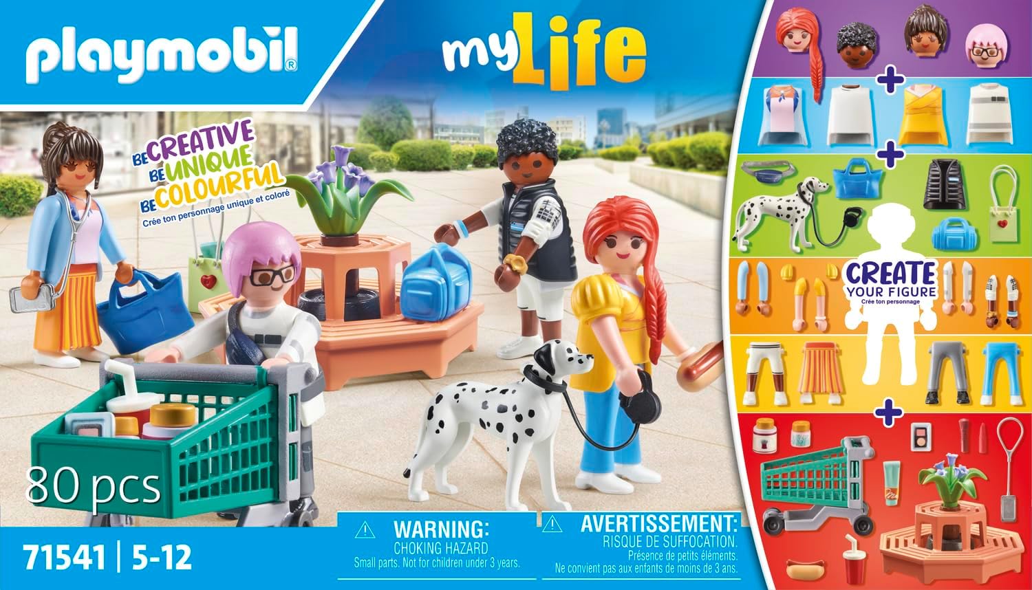 Playmobil MyFigures Shopping Playset - 80-Piece Fashion Fun for Ages 5+ 4