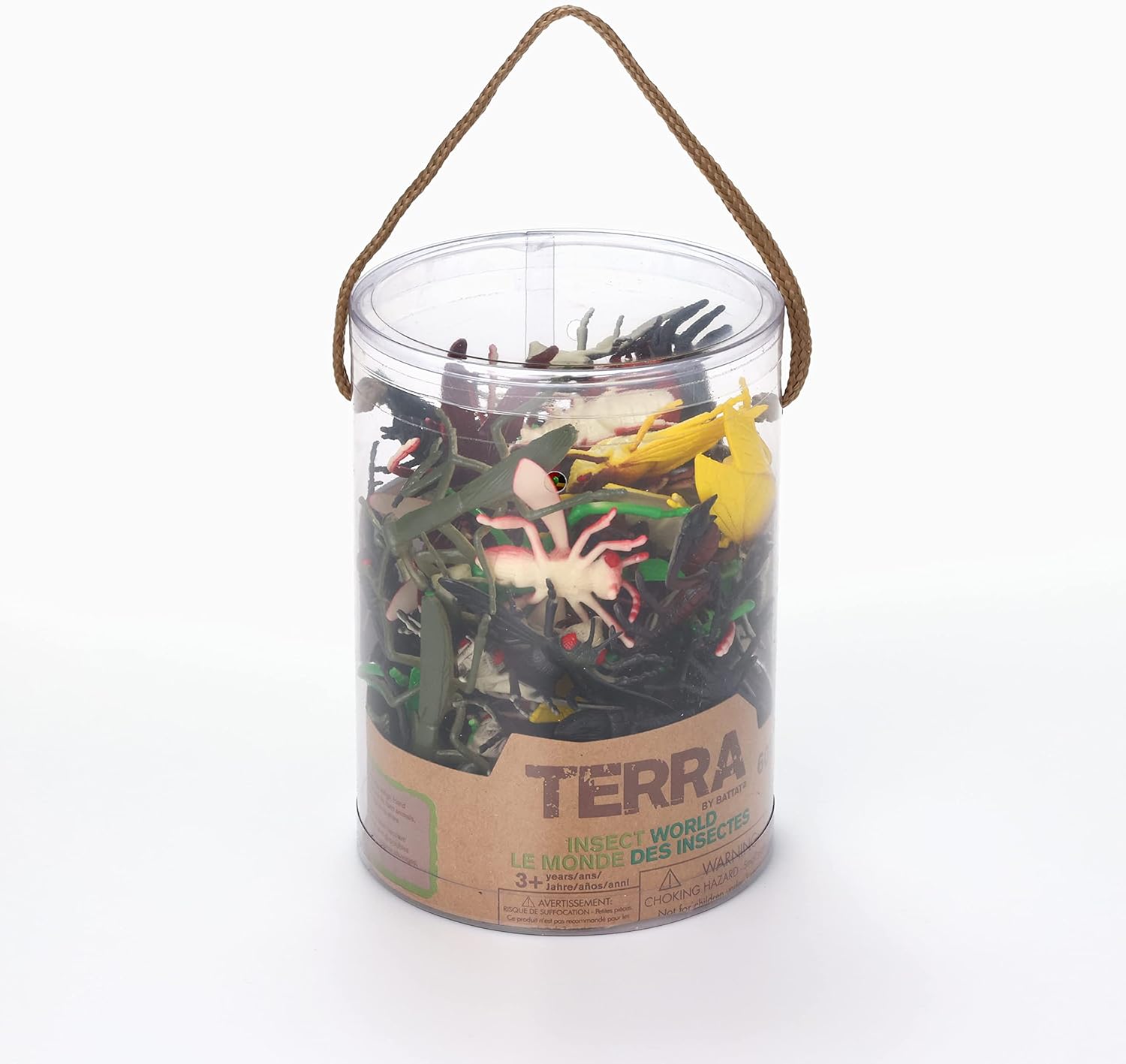 Terra by Battat Insect World - 60-Piece Miniature Insect and Animal Figurine Set for Kids 2