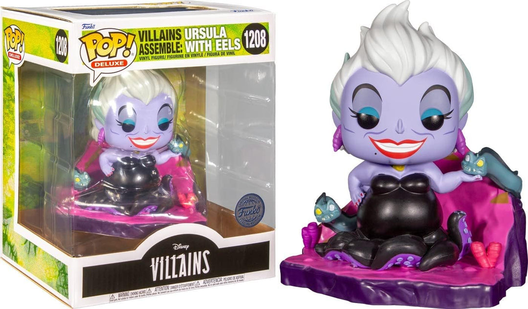 Funko Pop! Deluxe Disney Villains - Ursula with Eels Vinyl Figure (64681)