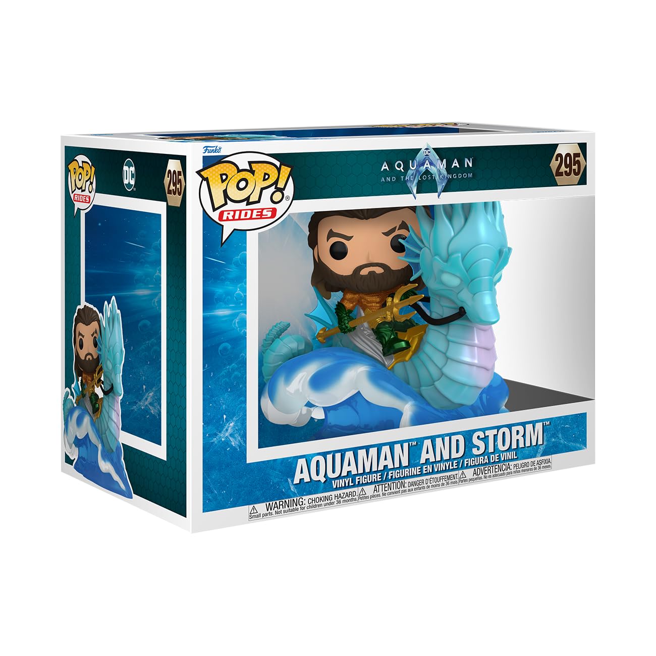 Funko Pop! Ride Deluxe: DC Aquaman on Storm Vinyl Figure (67577) 9
