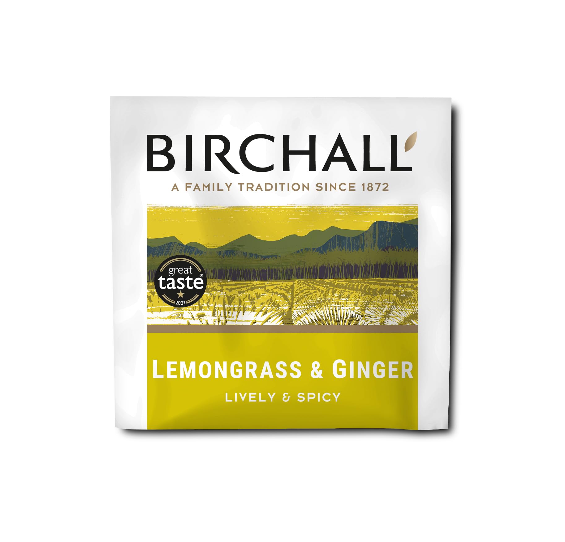 Birchall Lemongrass & Ginger Herbal Tea Gift Set - 25 Biodegradable Tea Bags, Caffeine Free 3