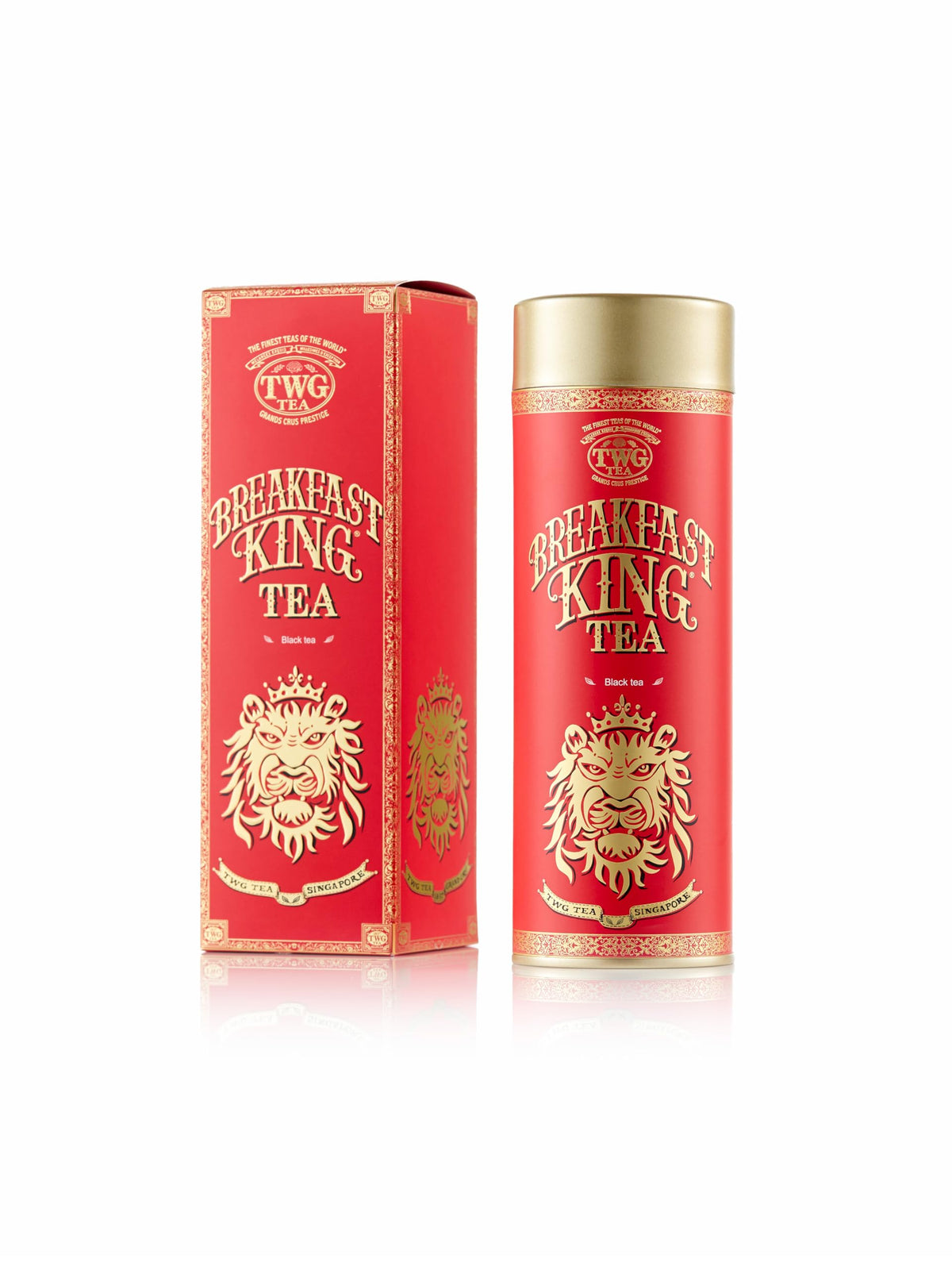 TWG Breakfast King Tea - Loose Leaf Black Tea with Ginseng, 100 g