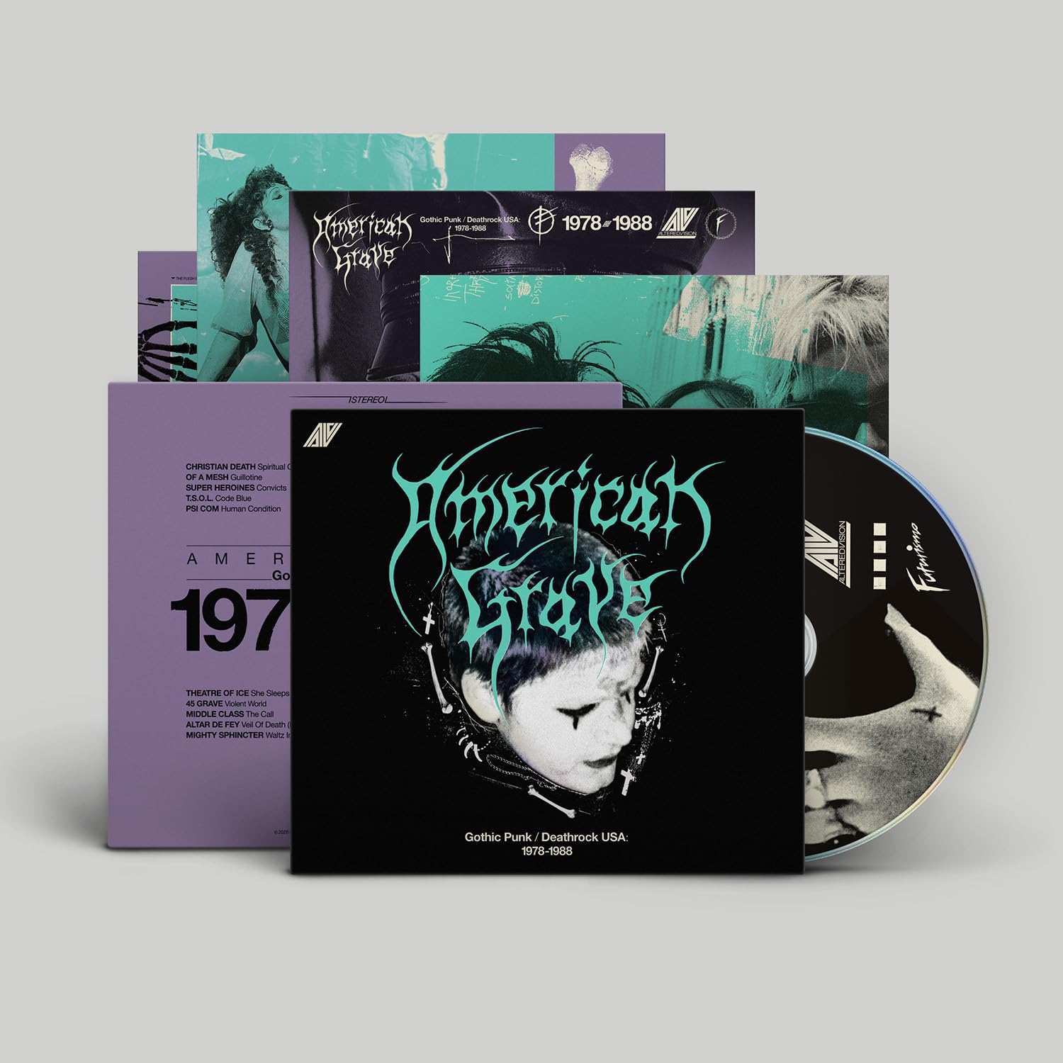 VARIOUS ARTISTS - American Grave (Gothic Punk & Death Rock USA) [CD] 1