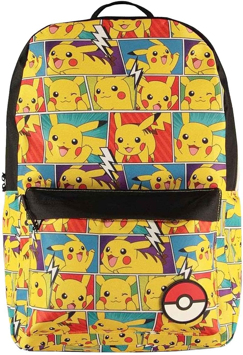 Pokémon Pikachu Comic Strip Print Backpack (BP618761POK)