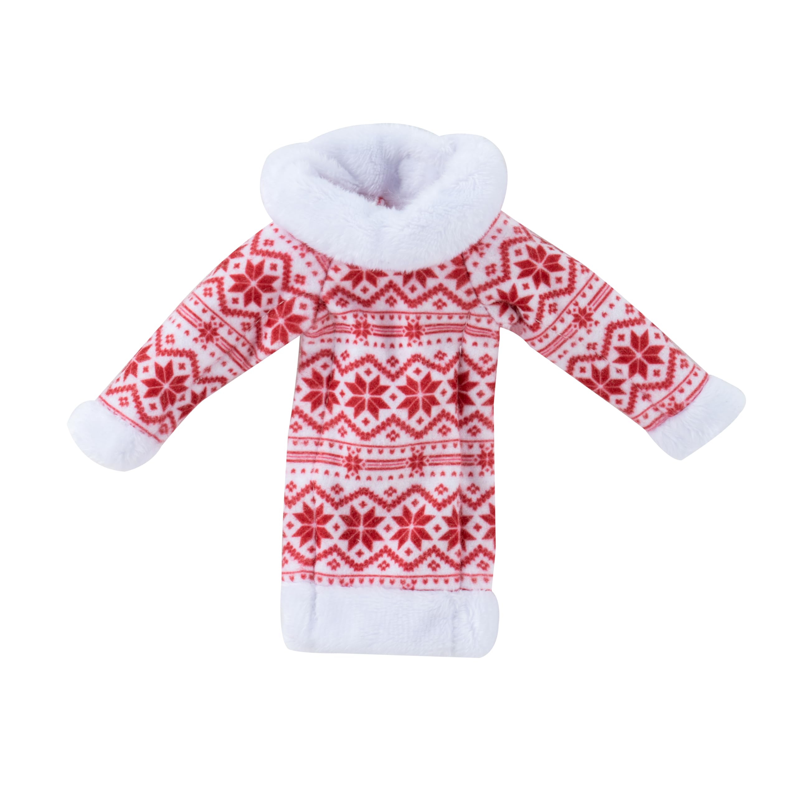 The Elf on the Shelf Claus Couture Sweater Dress - Festive Fair Isle Design for Scout Elves