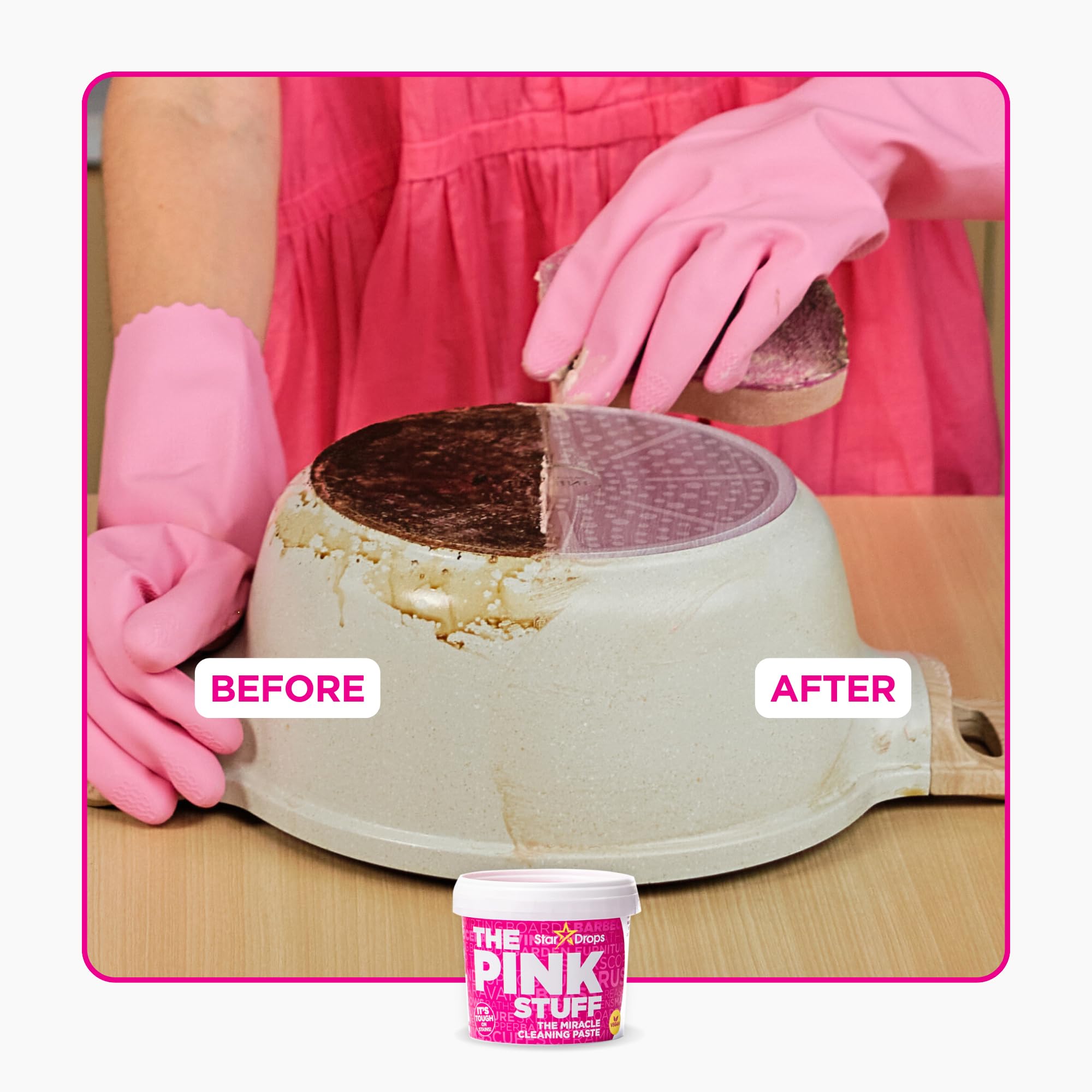 Stardrops - The Pink Stuff Miracle Scrubber Kit with Electric Tool & 4 Brush Heads 9