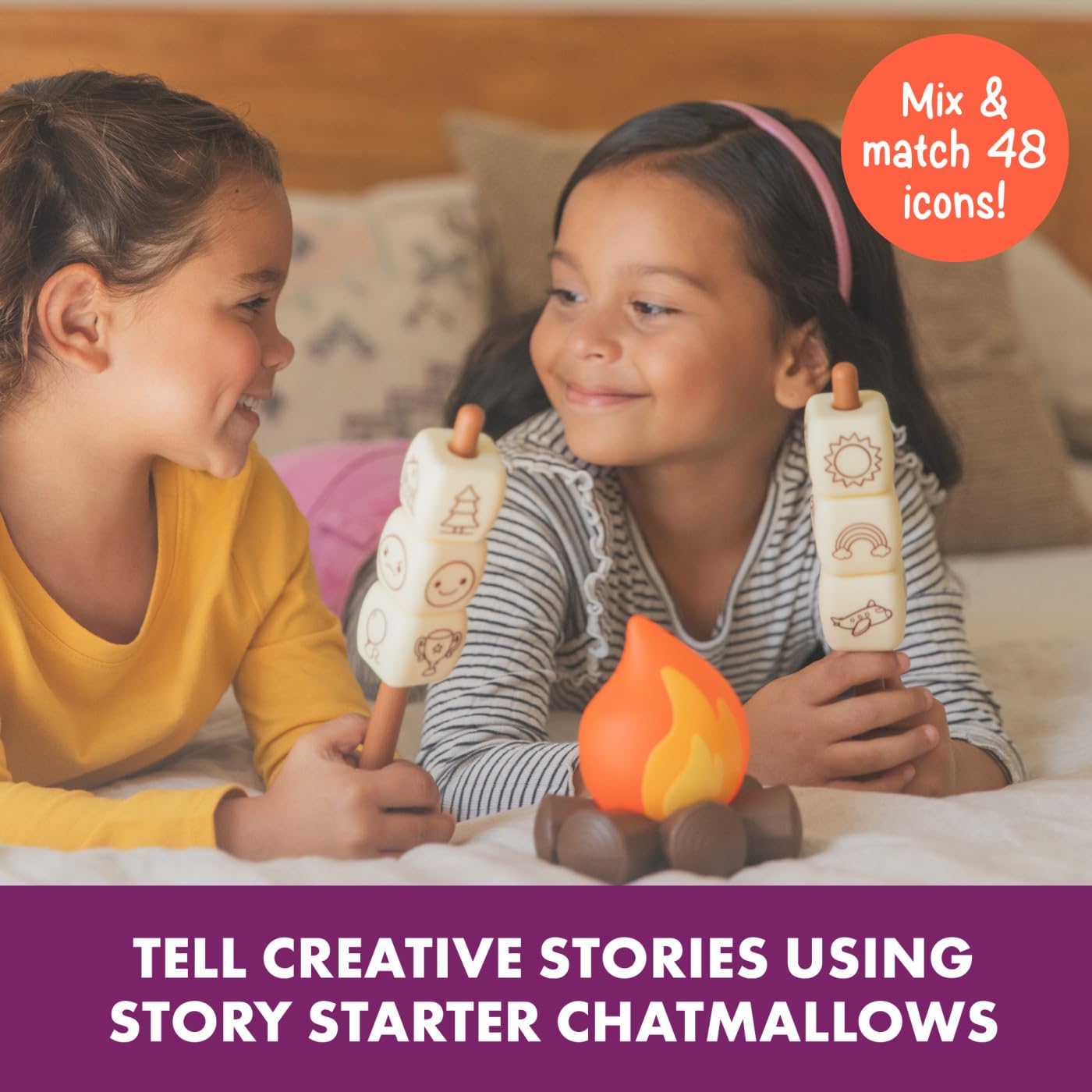 Learning Resources Campfire Chatmallows Story Telling Set - Creative Storytelling Play for Ages 4-8