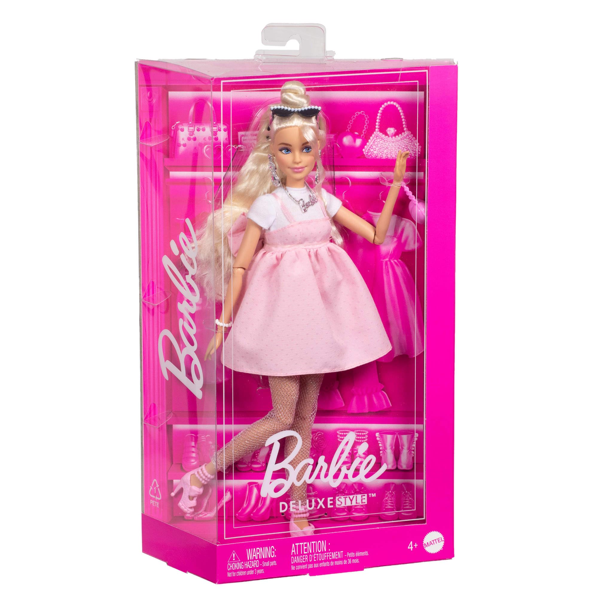 Barbie Deluxe Style Doll #3 - Blond Hair Top Knot | 12 Inch | Ages 4+ | Model HYV27 6
