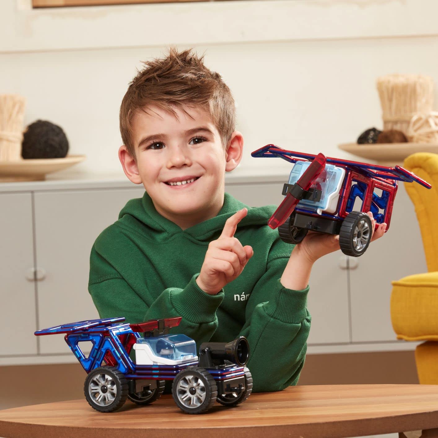 Magformers Police & Rescue Magnetic Building Set | 26 Pieces | Ages 3+ | STEM Toy