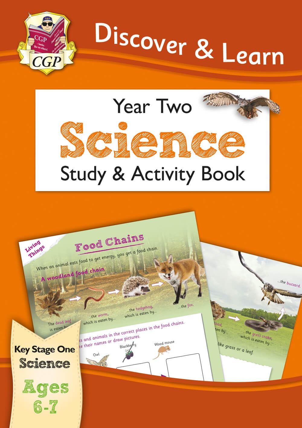 CGP Books KS1 Science Study & Activity Book - Year 2 | Ages 6-7 | Paperback