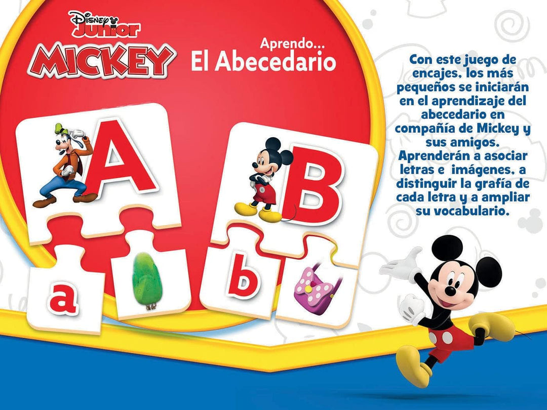 Educa Learn The Alphabet with Mickey and His Friends Educational Board Game (81 Pieces)