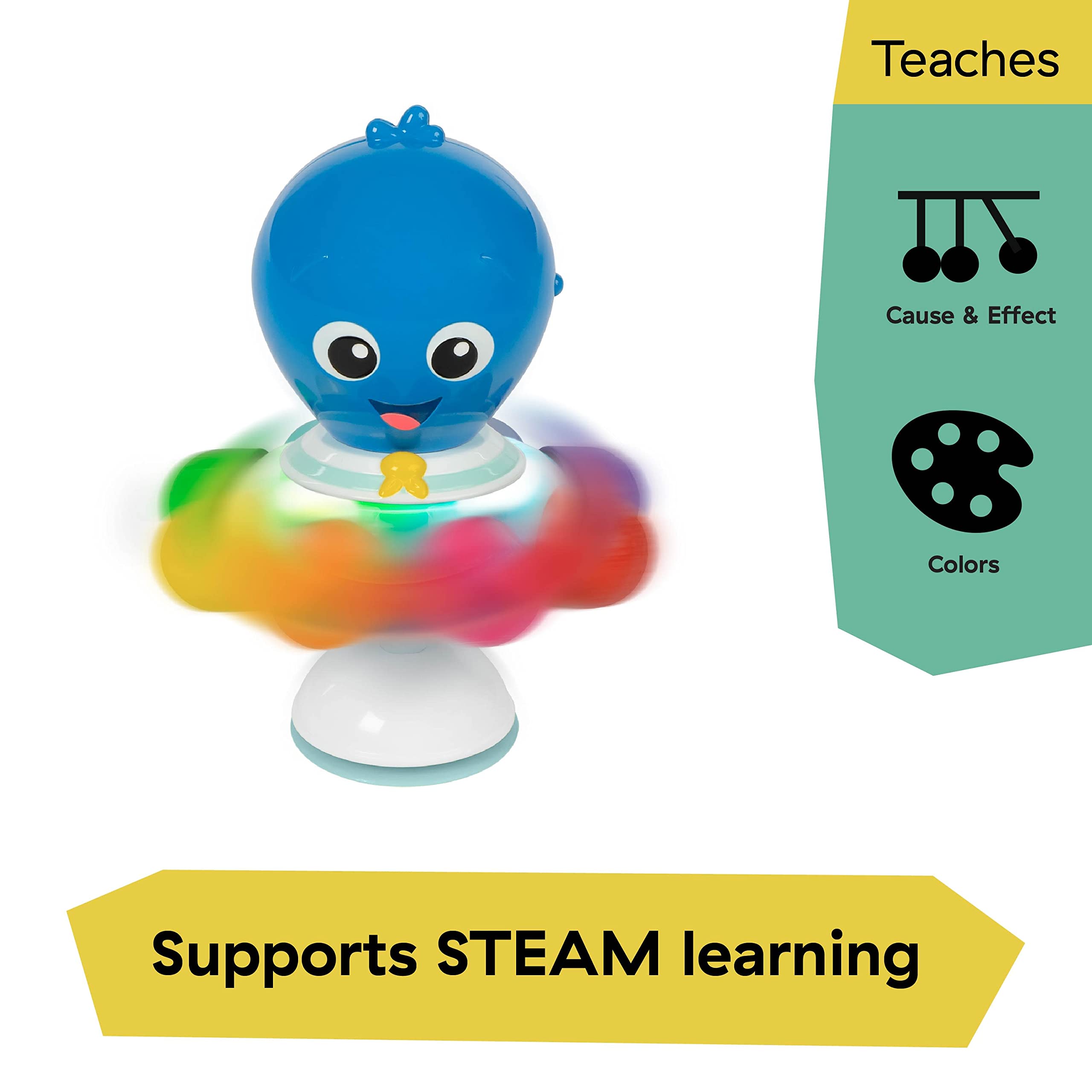 Baby Einstein Ocean Explorers Opus Spin & Sea Activity Toy - Ages 3 Months+ | Suction Cup Base 4