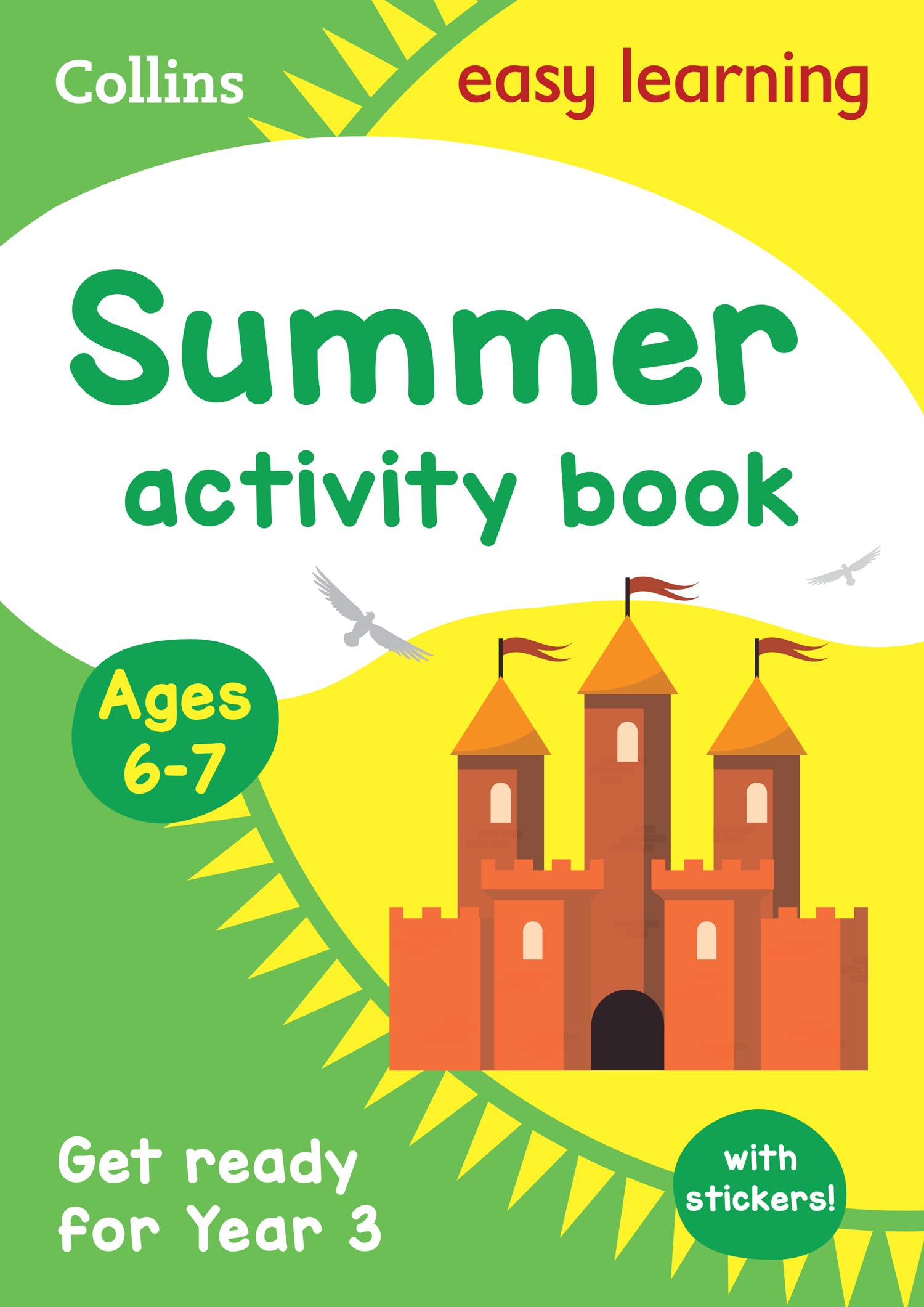Collins Easy Learning Year 2 to Year 3 Summer Activity Book with Stickers | Paperback | English 1