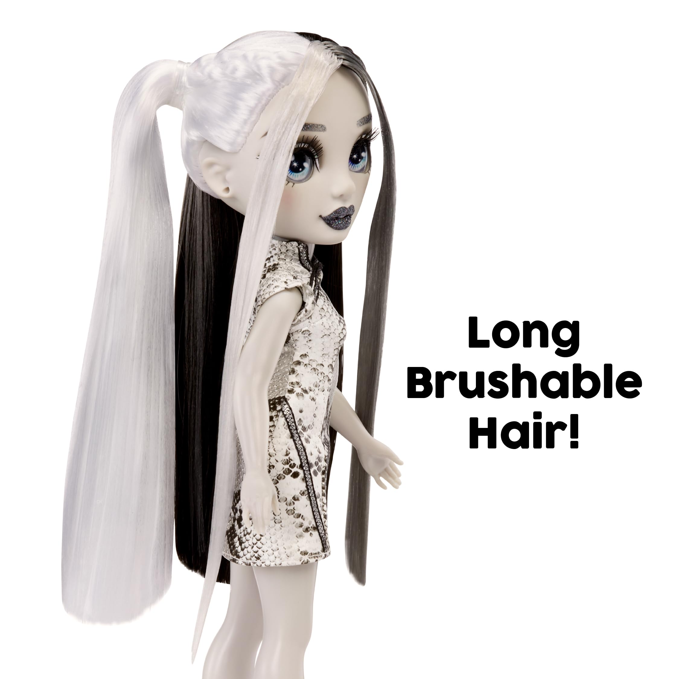 Rainbow High Shadow High Heather Grayson - 28cm Grayscale Fashion Doll with Black & White Hair, Outfit, Shoes & Handbag 2
