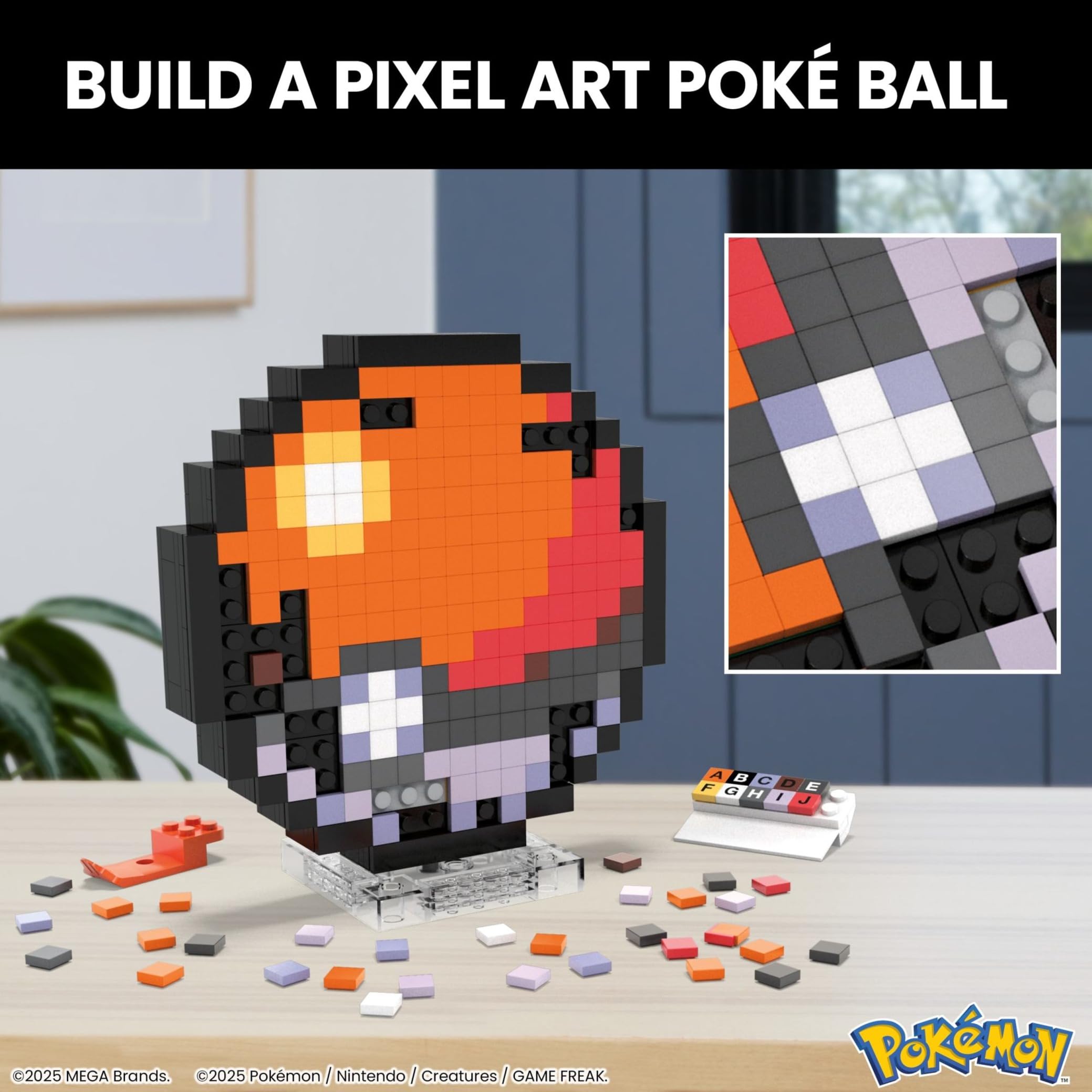 MEGA Pokémon Action Figure Building Toy - 381-Piece Poké Ball, 6 Inch, Adult Collector Set 3