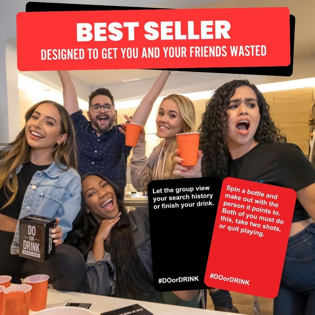 Do or Drink Party Card Game for University, College, Camping, and Hen's Night