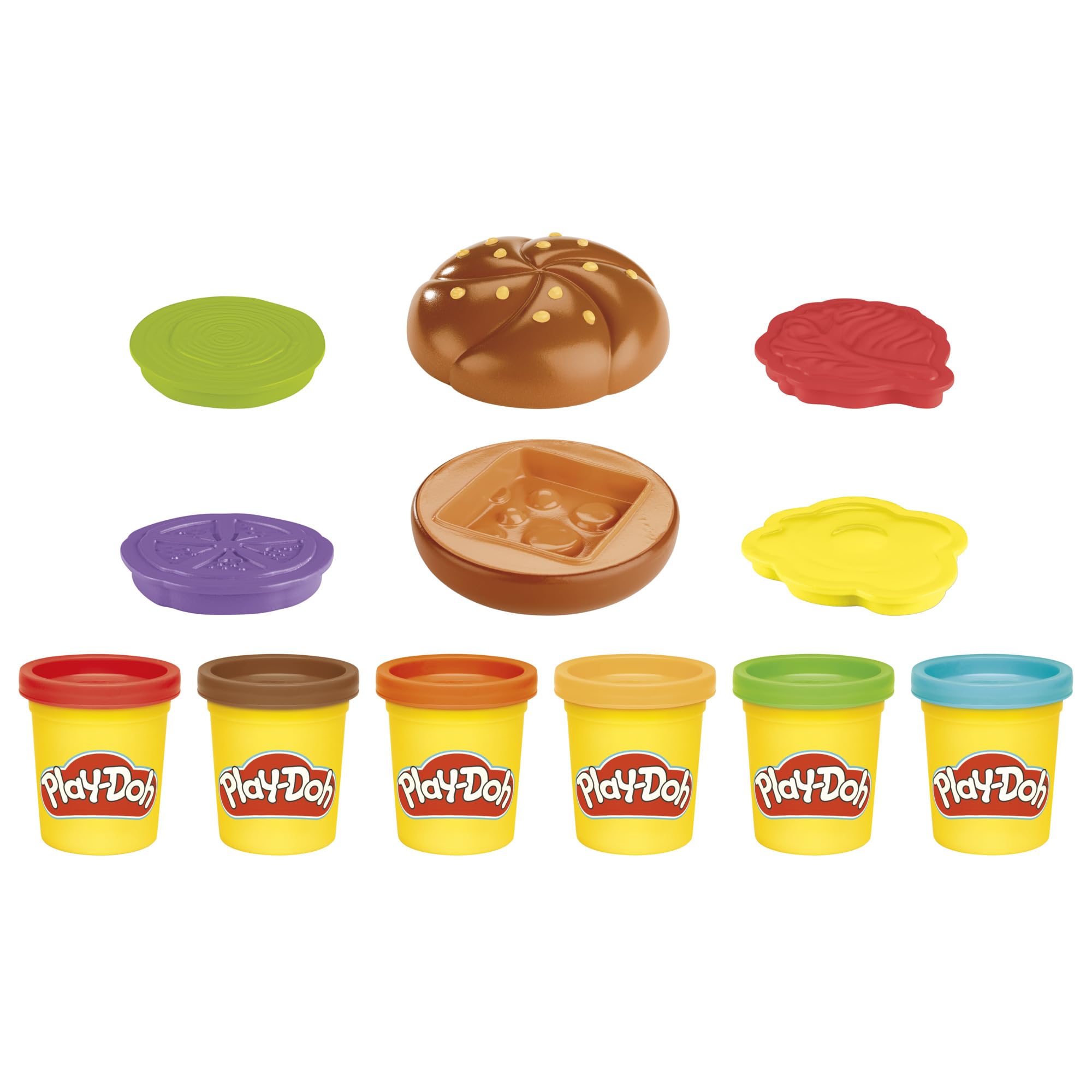 Play-Doh Grill Fun Playset - Ages 3+ | Includes 6 Cans Compound | Non-Toxic 6