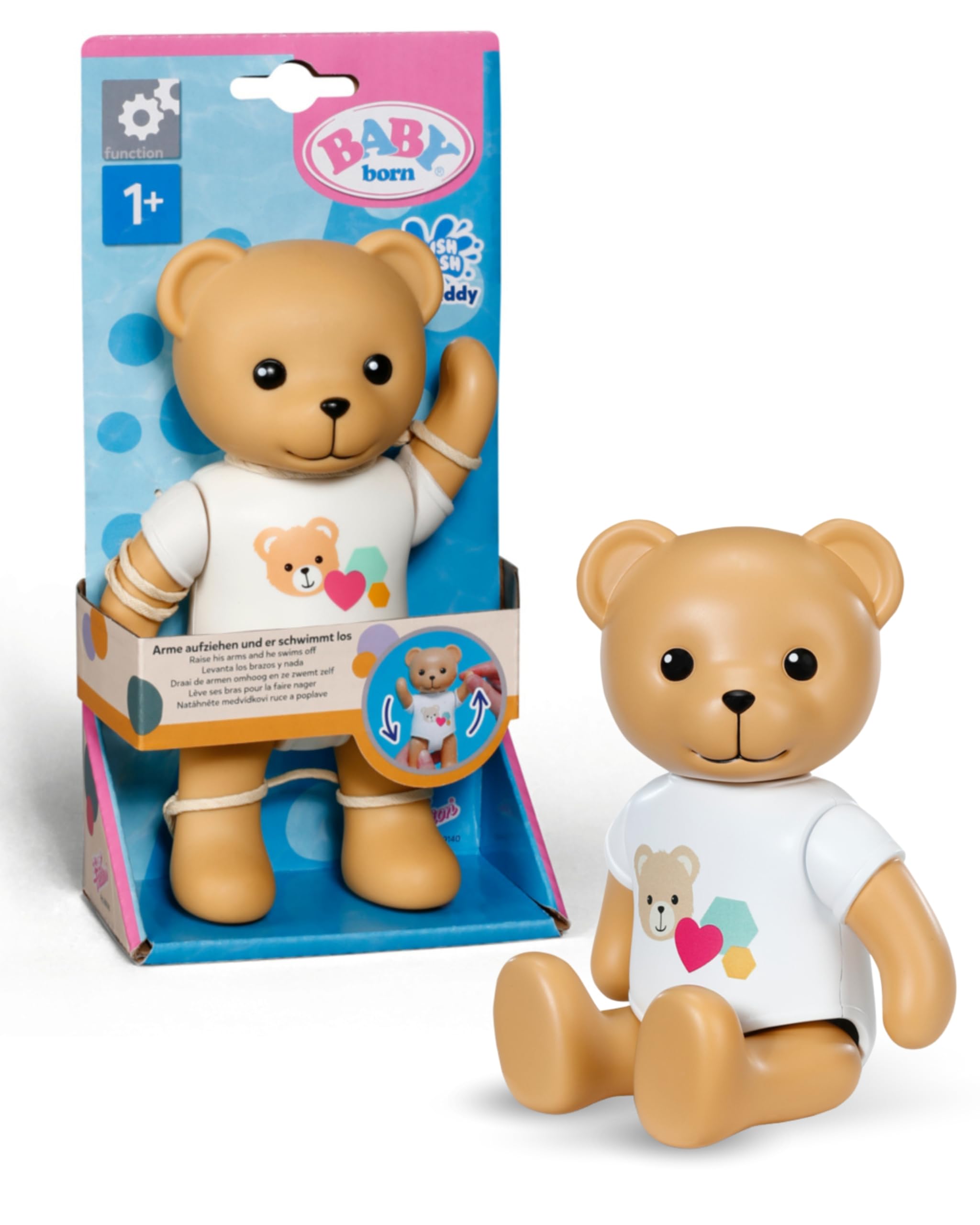 BABY born Splish Splash Teddy - Interactive Bath Time Toy for Ages 1+ 1