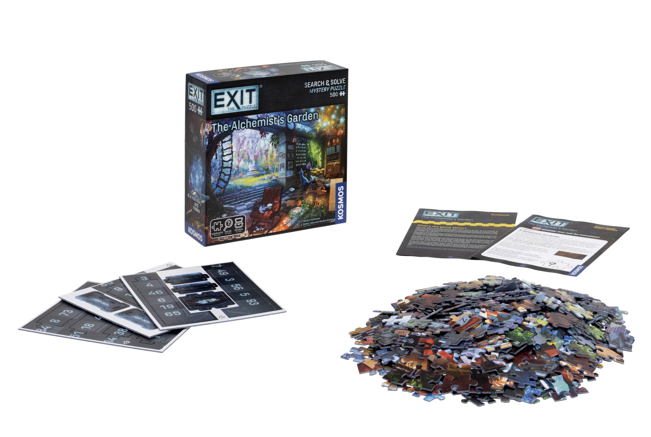 Thames & Kosmos EXIT: The Alchemist’s Garden Jigsaw Puzzle - 500 Pieces | Escape Room Game 3
