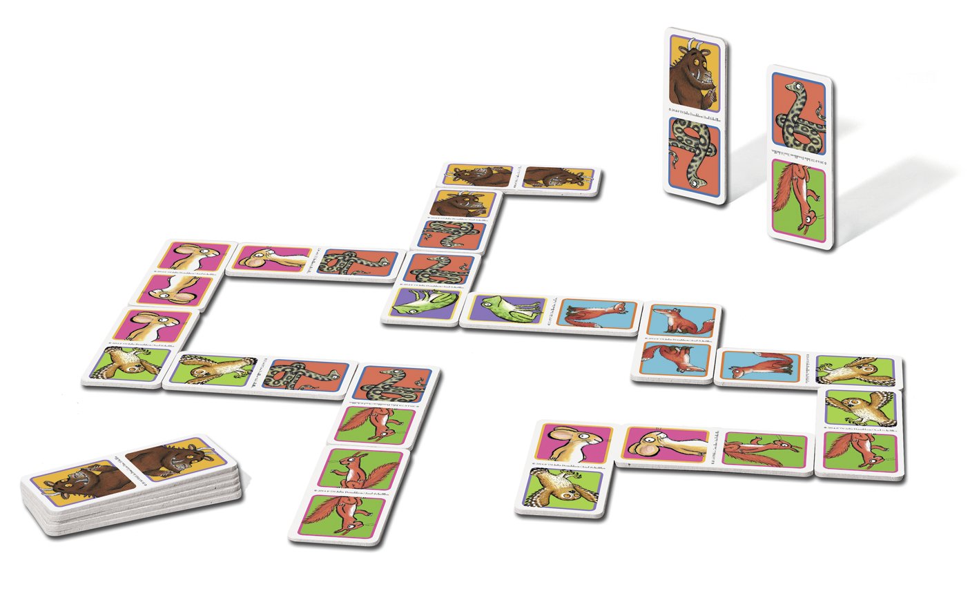 Ravensburger The Gruffalo Dominoes Set - 28 Picture Dominoes for Children Age 3+ | Portable Cardboard Game