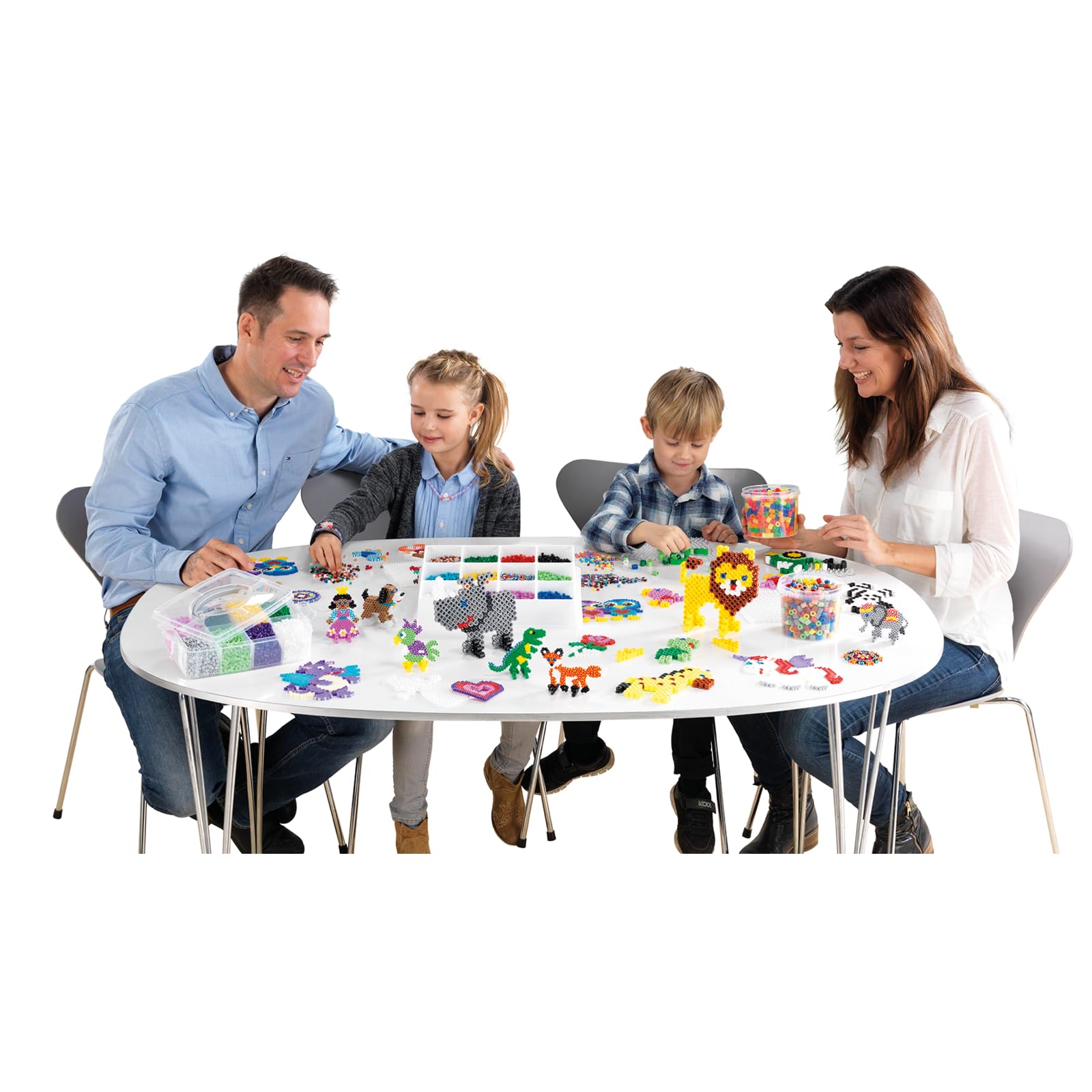 Hama Gabby's Dollhouse 2000 Fuse Beads Craft Kit with Pegboard 13