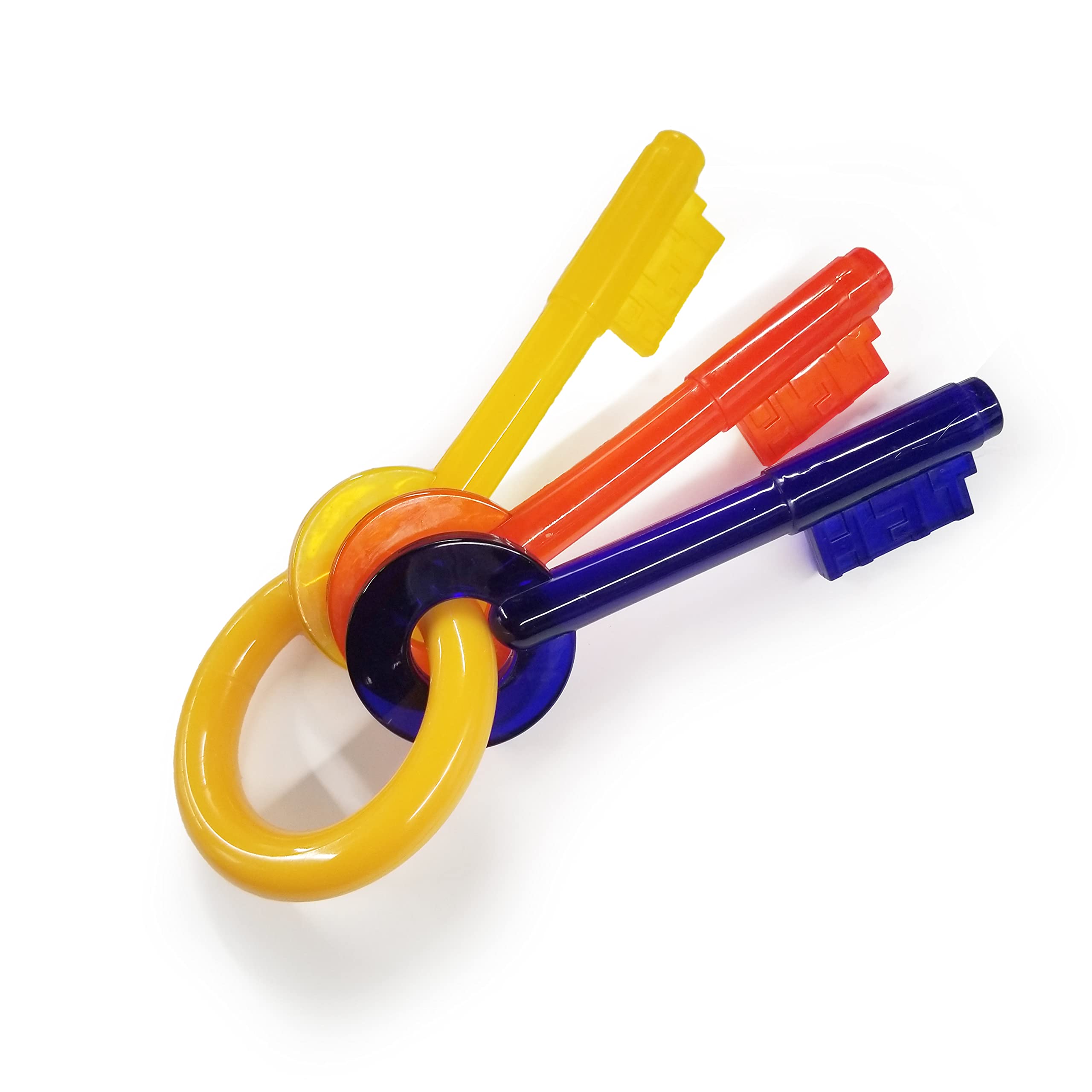 Nylabone Just For Puppies Key Ring Bone Chew Toy - Bacon Flavour, Medium, for Puppies up to 16kg