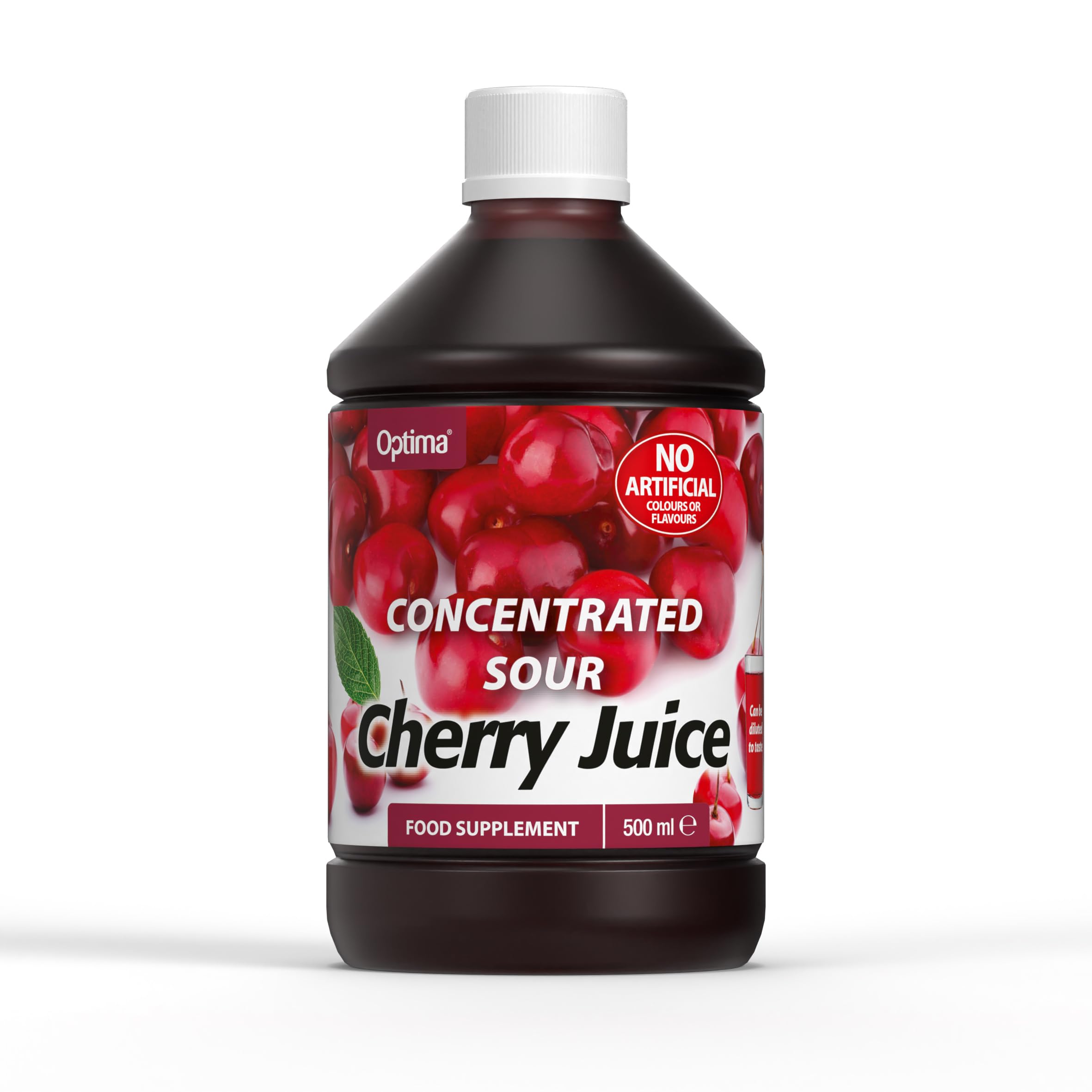 OPTIMA Sour Cherry Juice Concentrate - Natural, Vegan, No Artificial Flavours | 500 ml 1