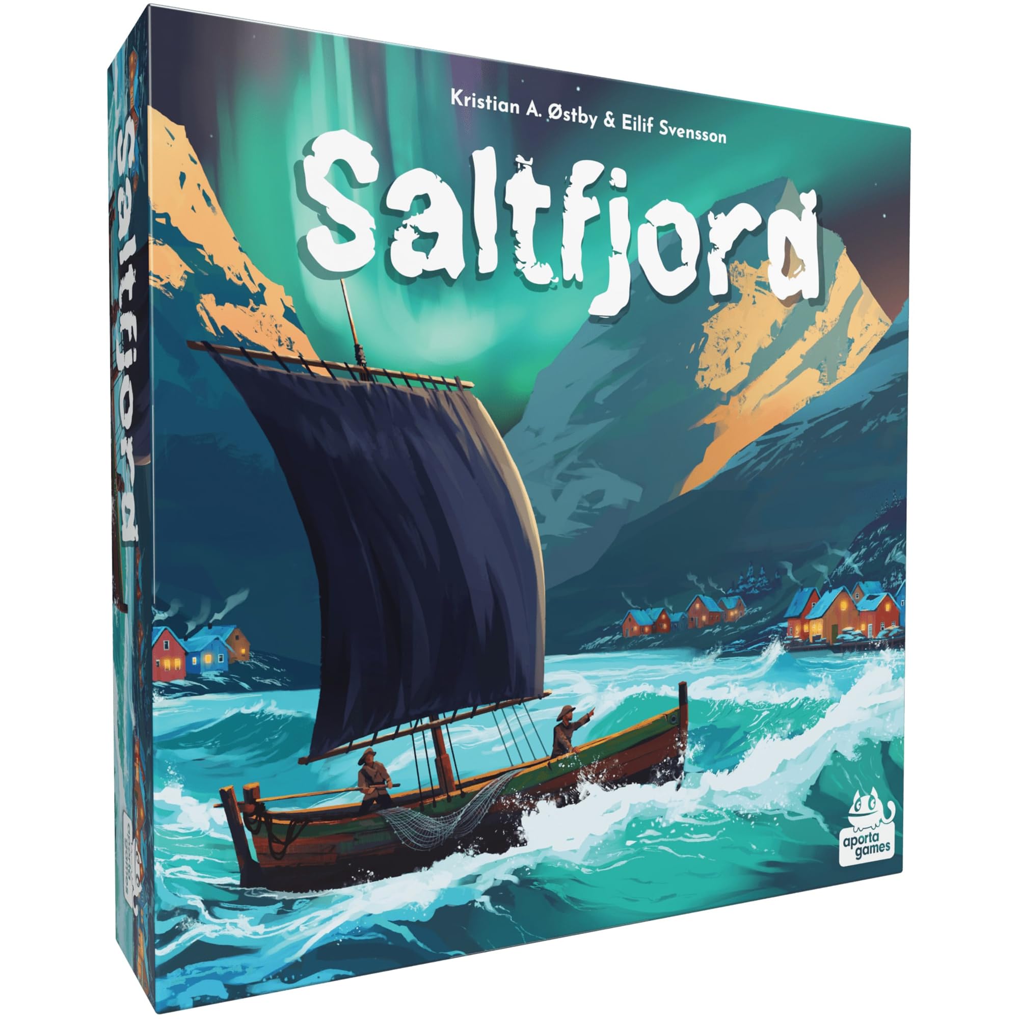 Matagot Saltfjord Strategy Board Game | 1-4 Players | 60 Min Playtime | Ages 16+