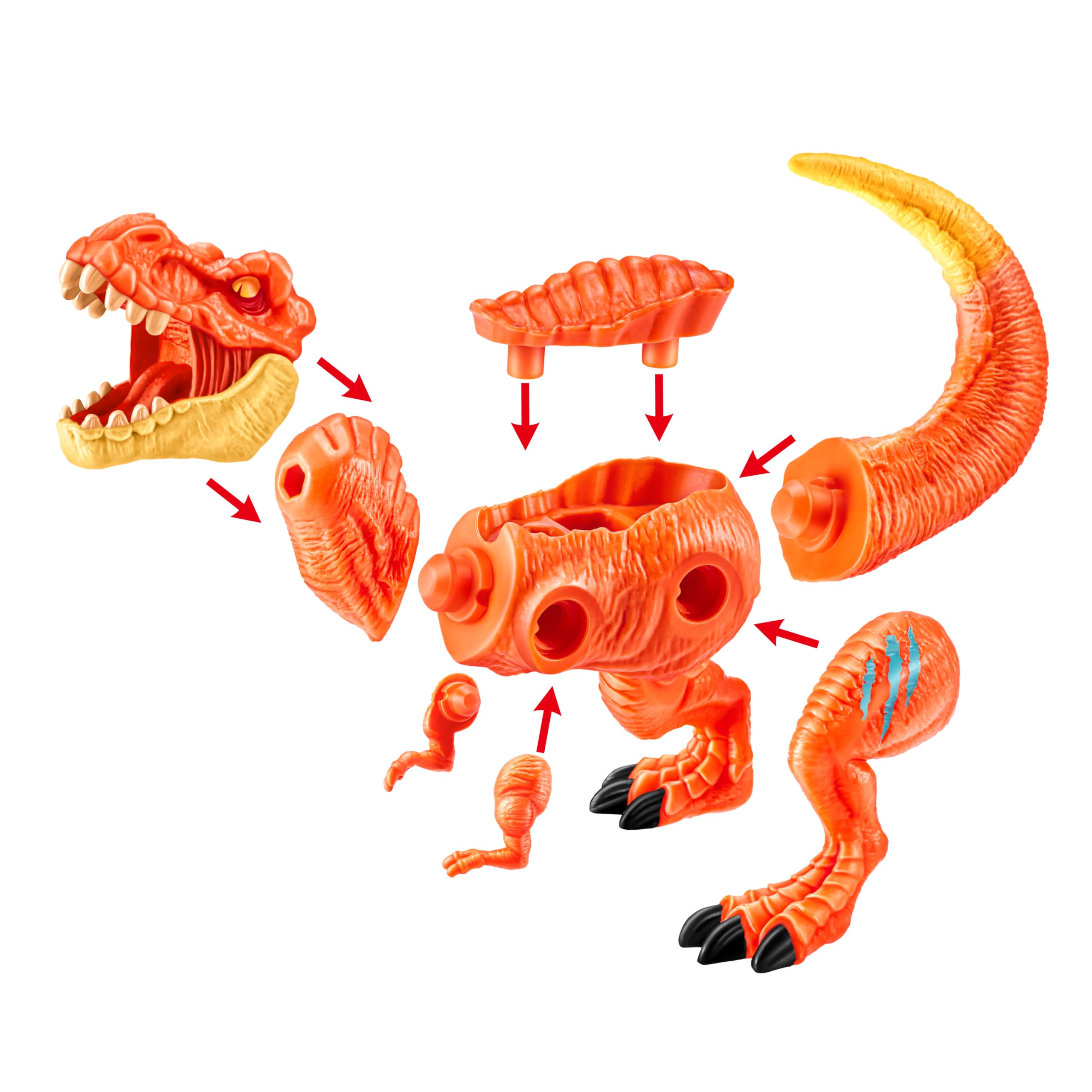 5 SURPRISE Dino Mix & Match by ZURU - Build & Collect Prehistoric Toys for Kids 2