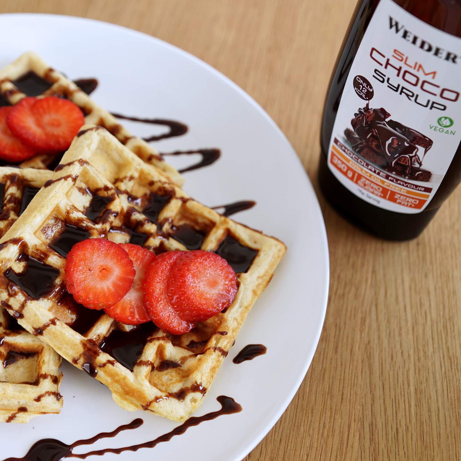 Weider Victory Syrups Slim Choco - Zero Sugar, Zero Fat Chocolate Syrup | Vegan | 12 kcal per Serving 2