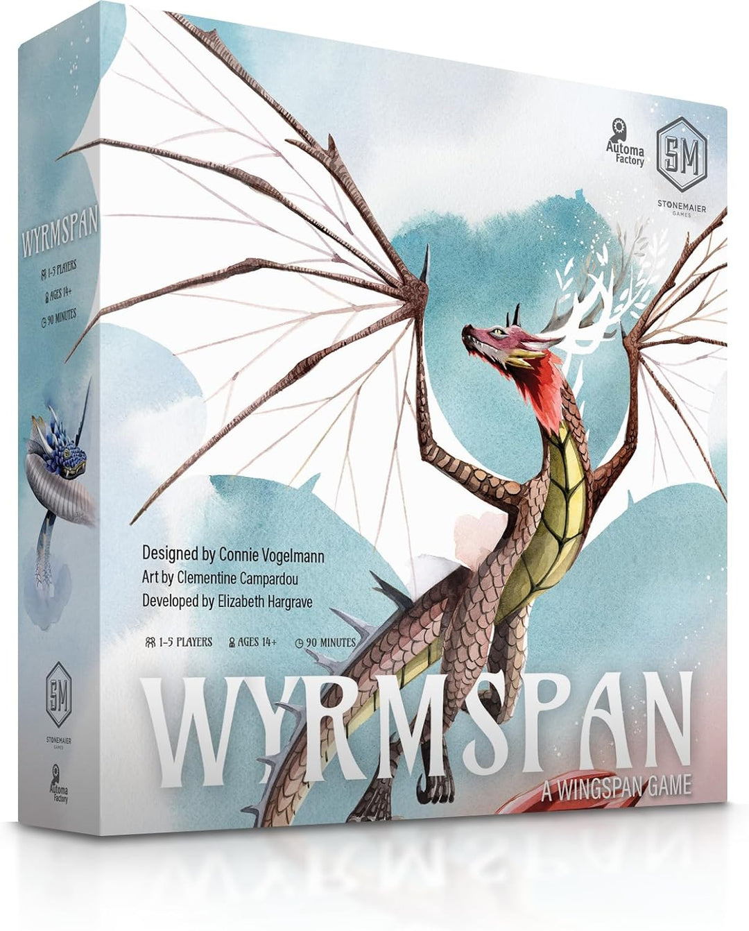 Stonemaier Games Wyrmspan Base Game - 1-5 Player Strategy Board Game (STM850)