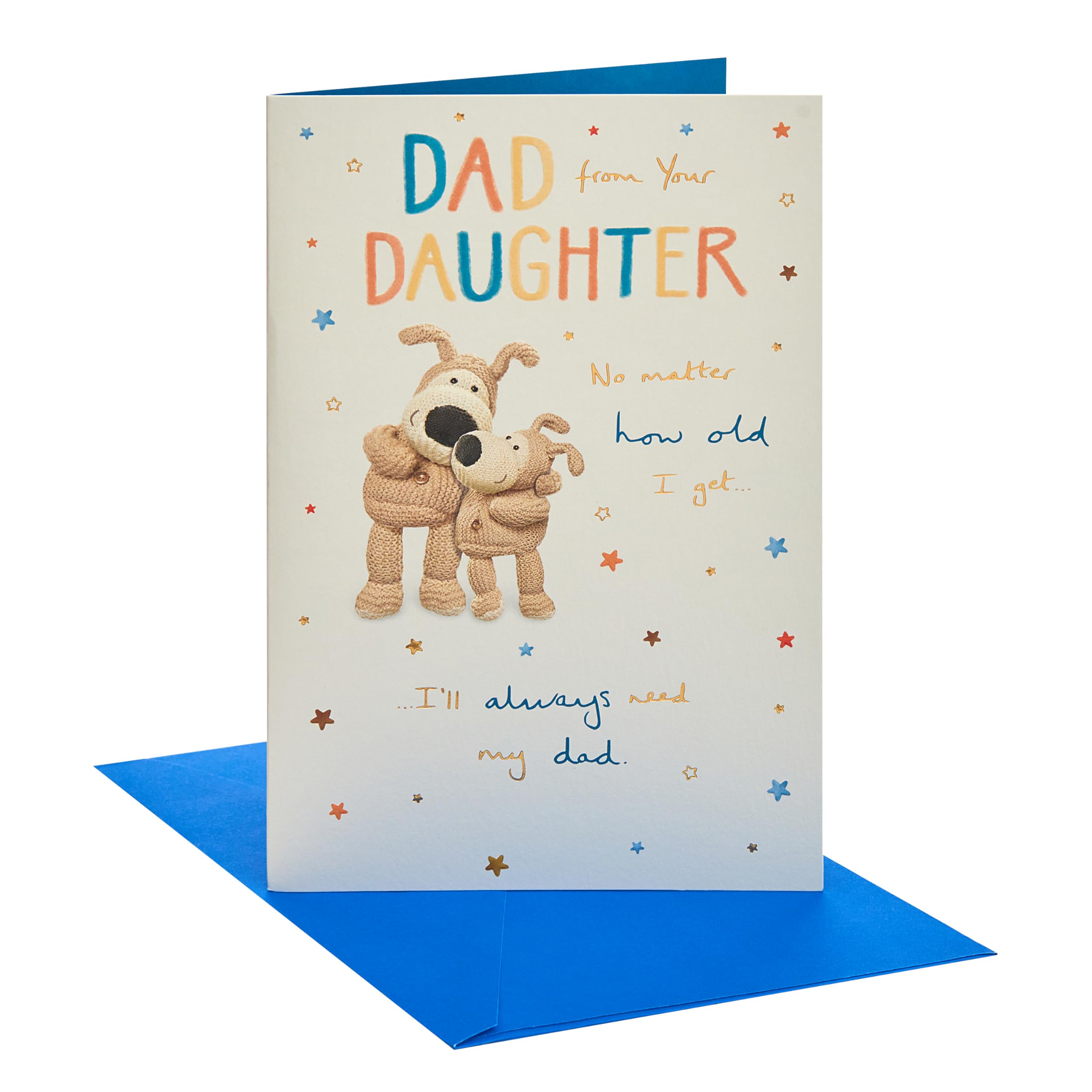 Boofle Father's Day Card for Dad/Grandad from Daughter | FSC Certified | 14.9 x 22.9 cm