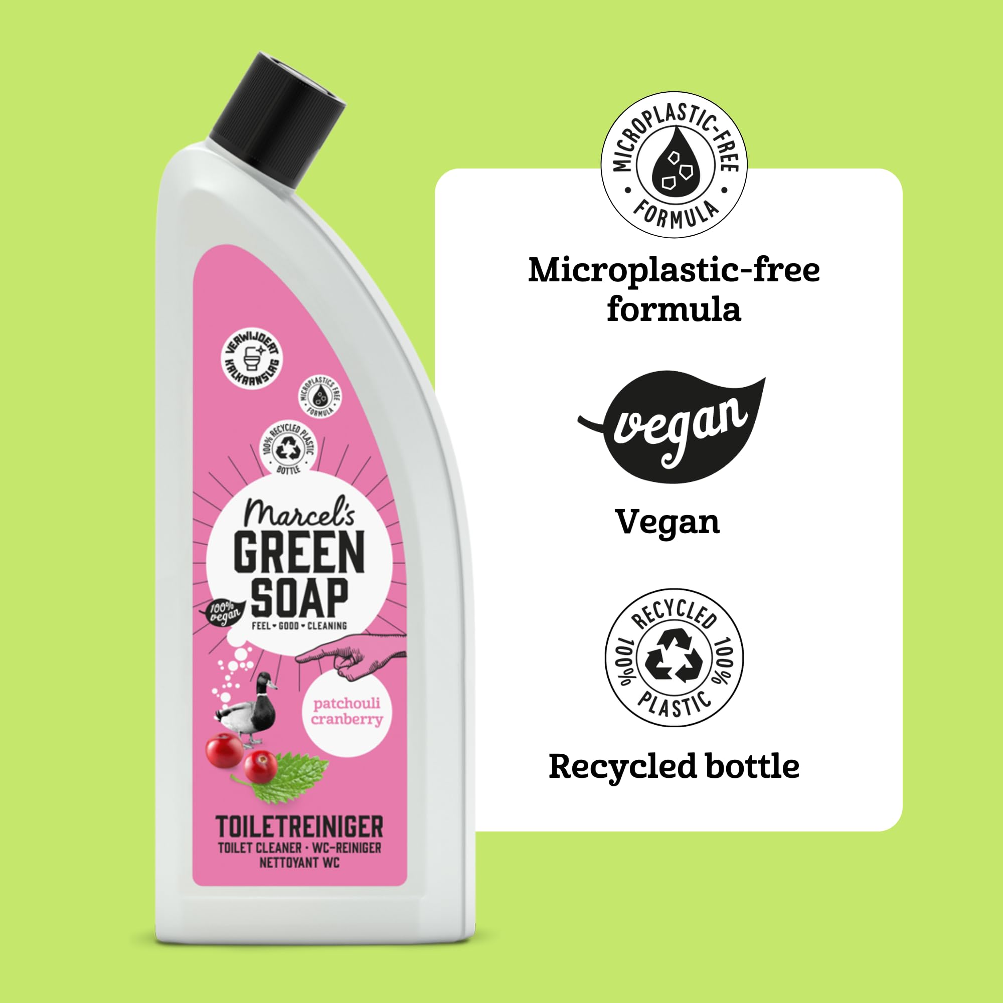 Marcel's Green Soap Toilet Cleaner - Patchouli & Cranberry Scent | 750 ml | Biodegradable 3