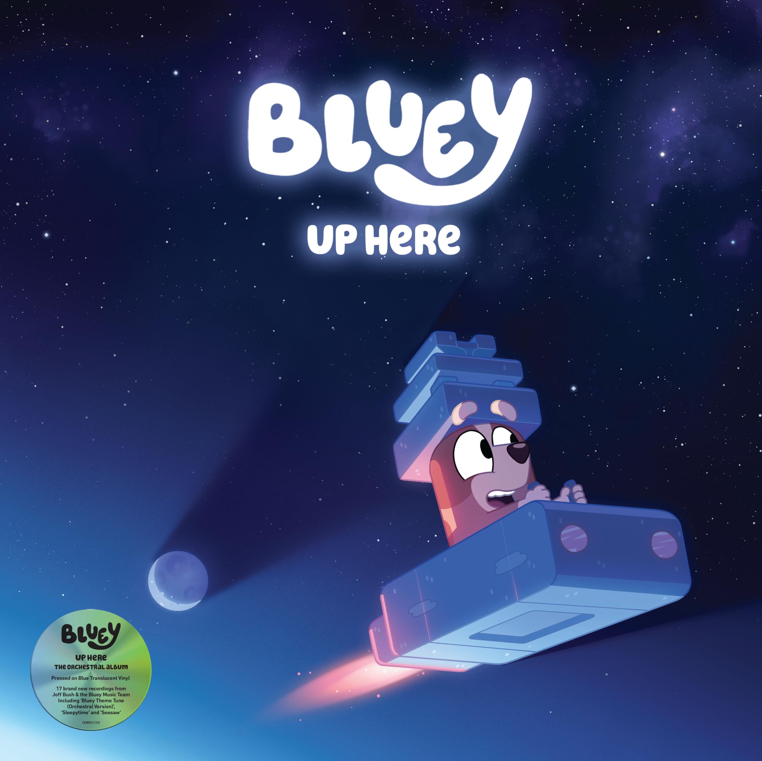 Bluey - Up Here [Translucent Blue Vinyl] 1