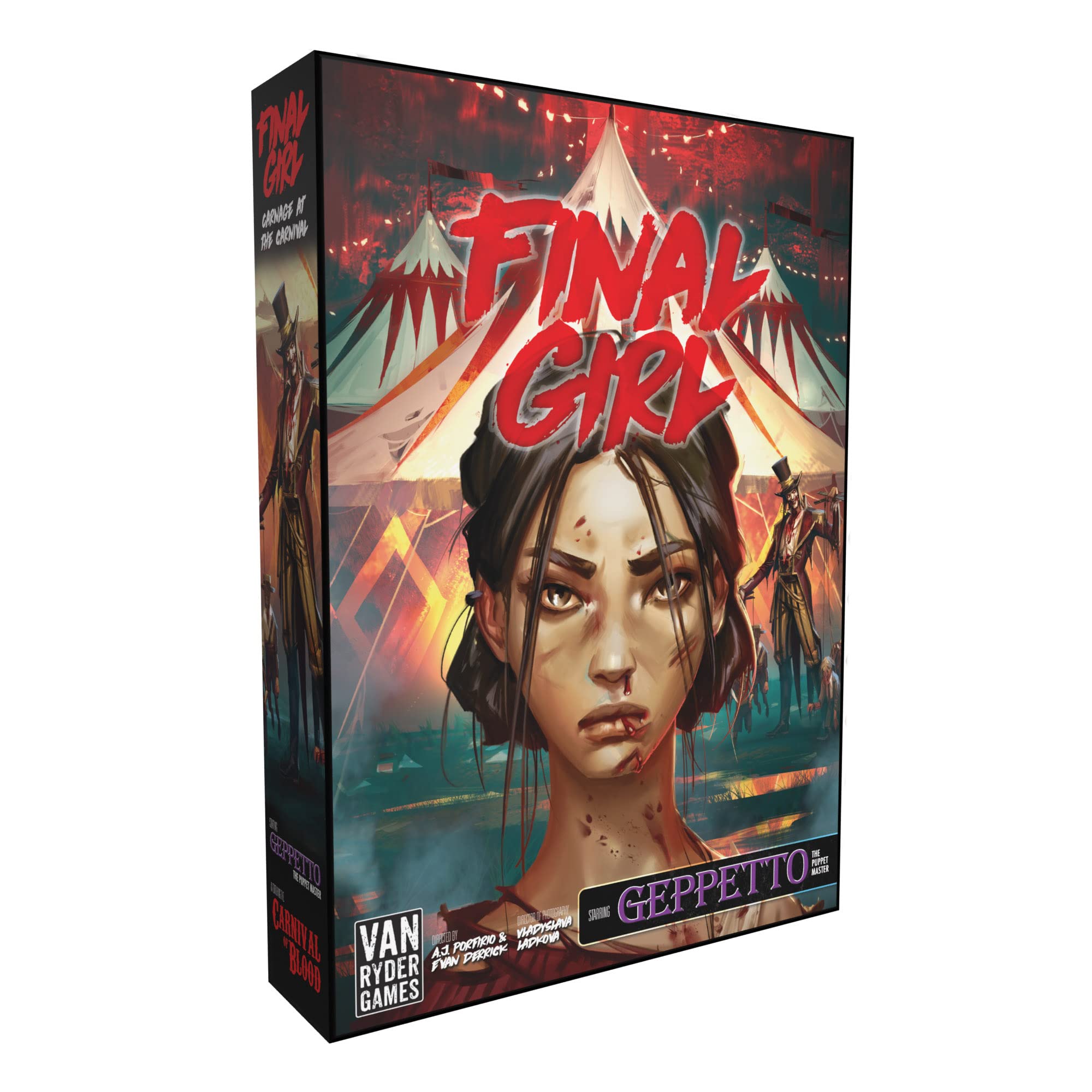 Van Ryder Games Final Girl: Carnage at The Carnival Feature Film Edition Board Game | Ages 14+