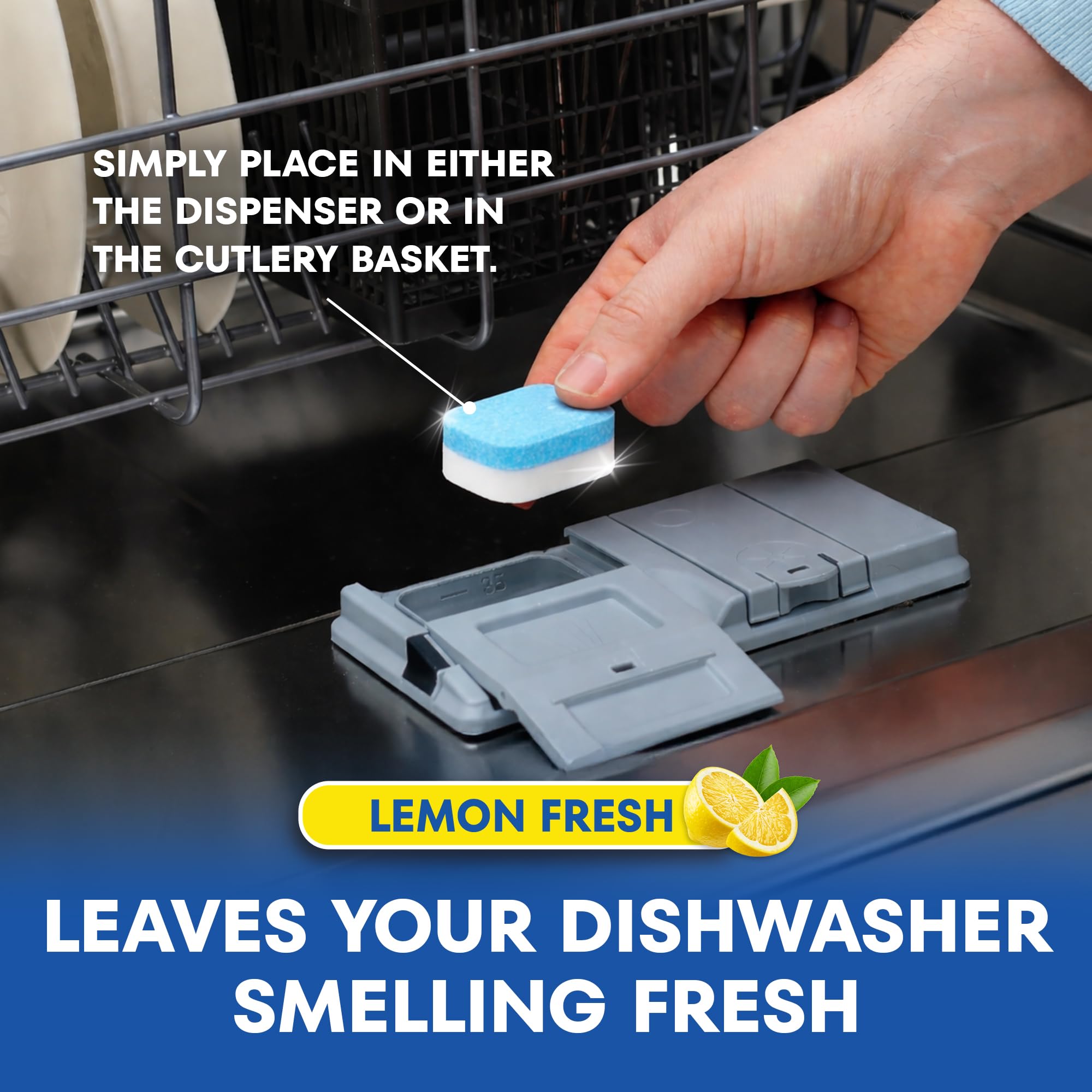 Elbow Grease 5-in-1 Dishwasher Tablets with Lemon Scent | 18 Count | 360g 5