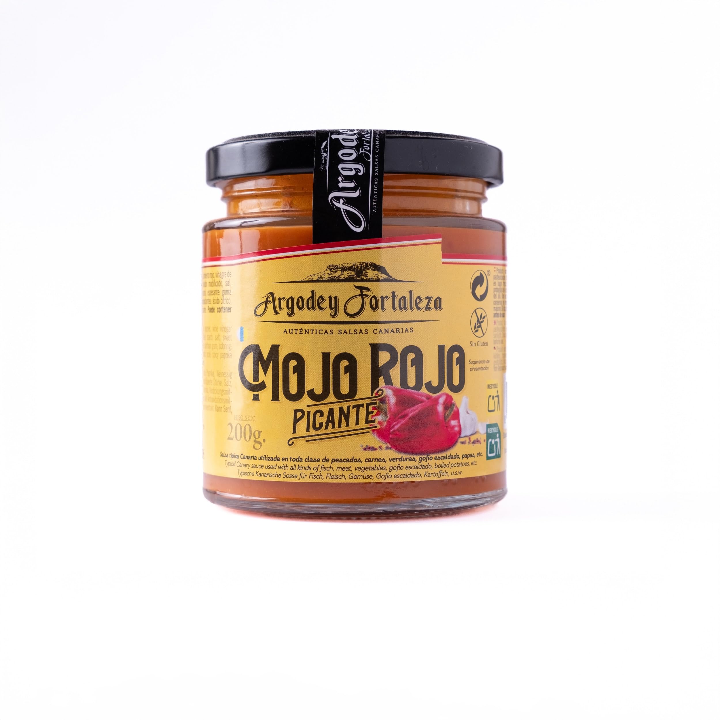 Argodey Fortaleza Spicy Red Mojo - Authentic Canarian Recipe | 200g 1