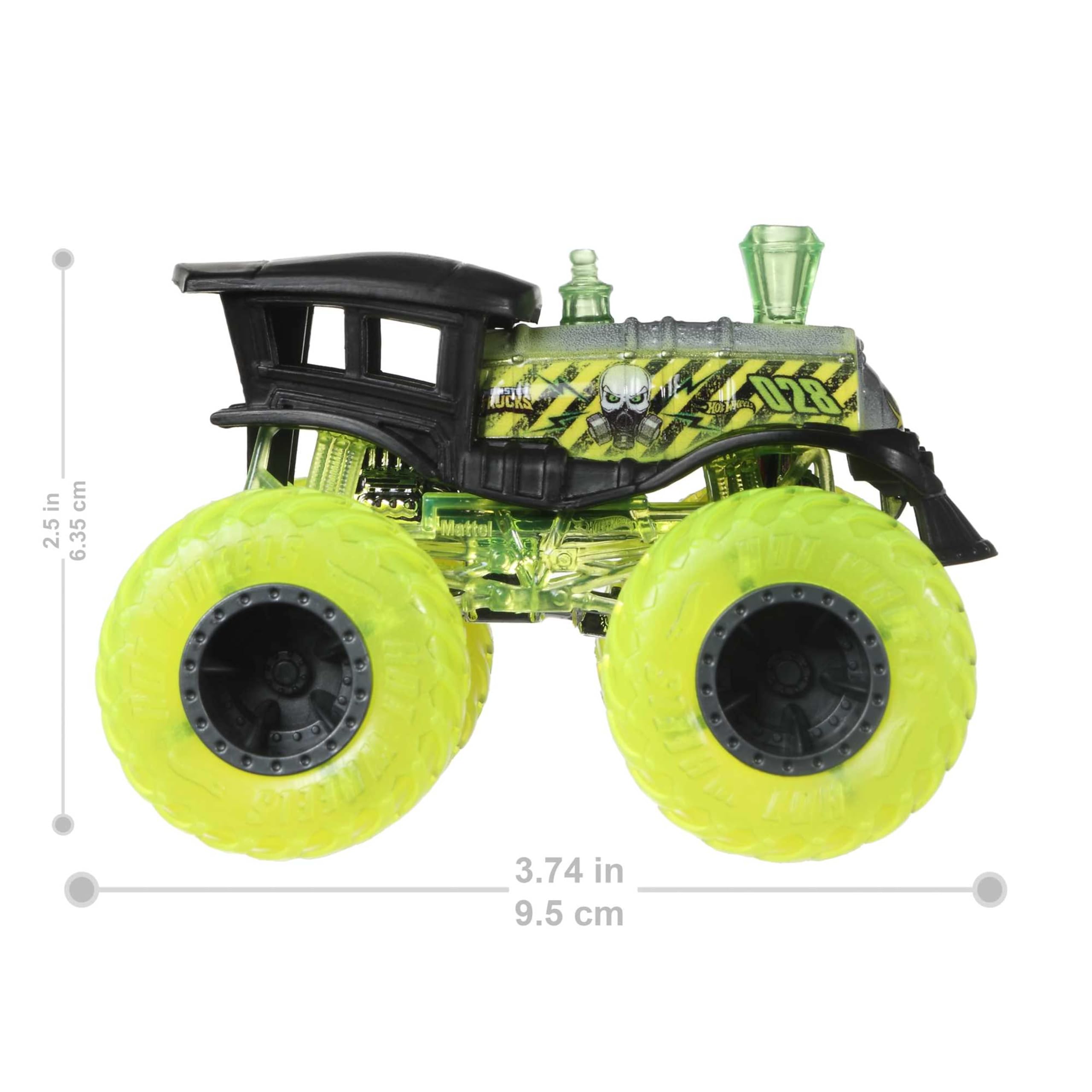 Hot Wheels Monster Trucks 1:64 Scale Die-Cast Assortment with Giant Wheels 6