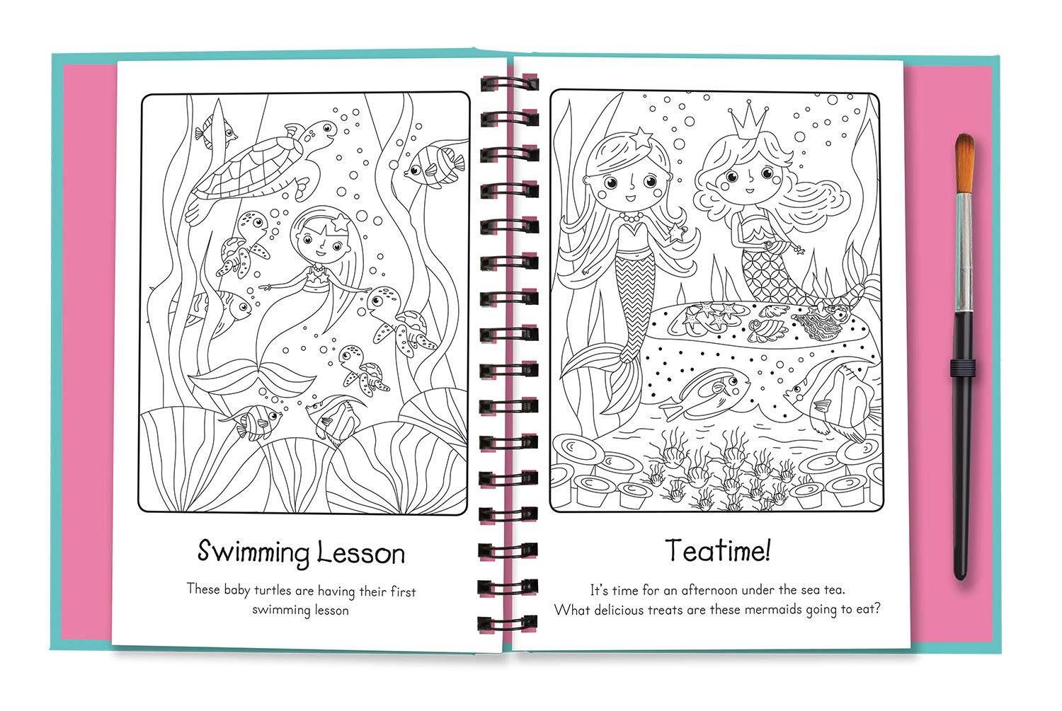 Two Windmills Limited Shells and Spells - Magic Water Colouring Activity Book | Hardcover | Ages 2-4 4